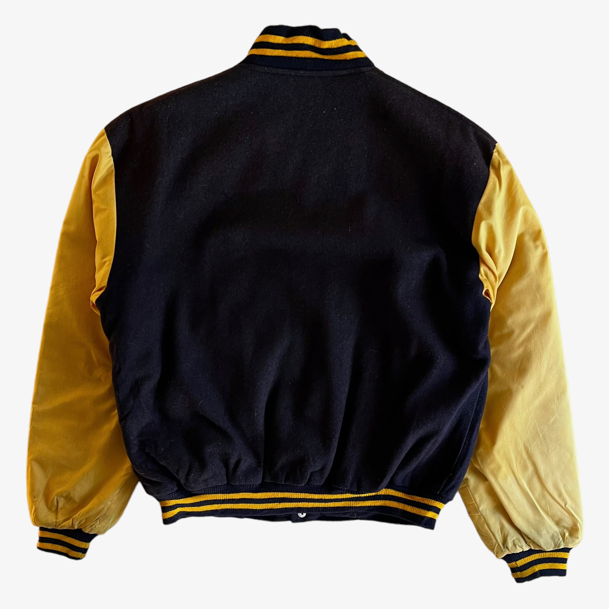 Vintage 90s Toblerone Varsity Jacket With Sleeve Spell Out Back - Casspios Dream
