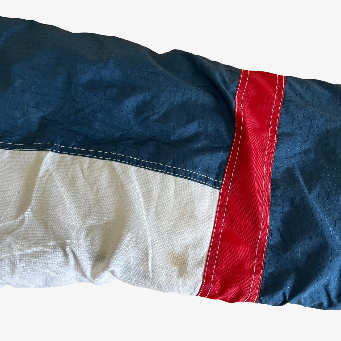 Vintage 90s Tommy Hilfiger Athletics Reversible Spell Out Puffer Jacket Sleeve - Casspios Dream