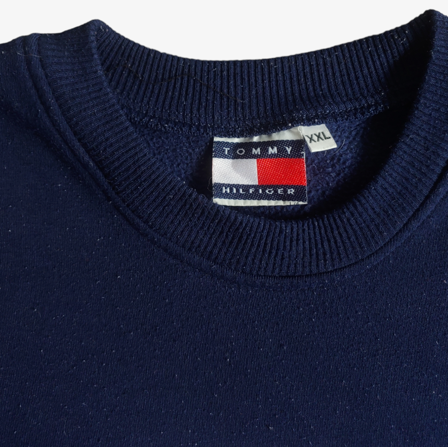 Vintage 90s Tommy Hilfiger Spell Out Logo Crewneck Sweatshirt Label - Casspios Dream