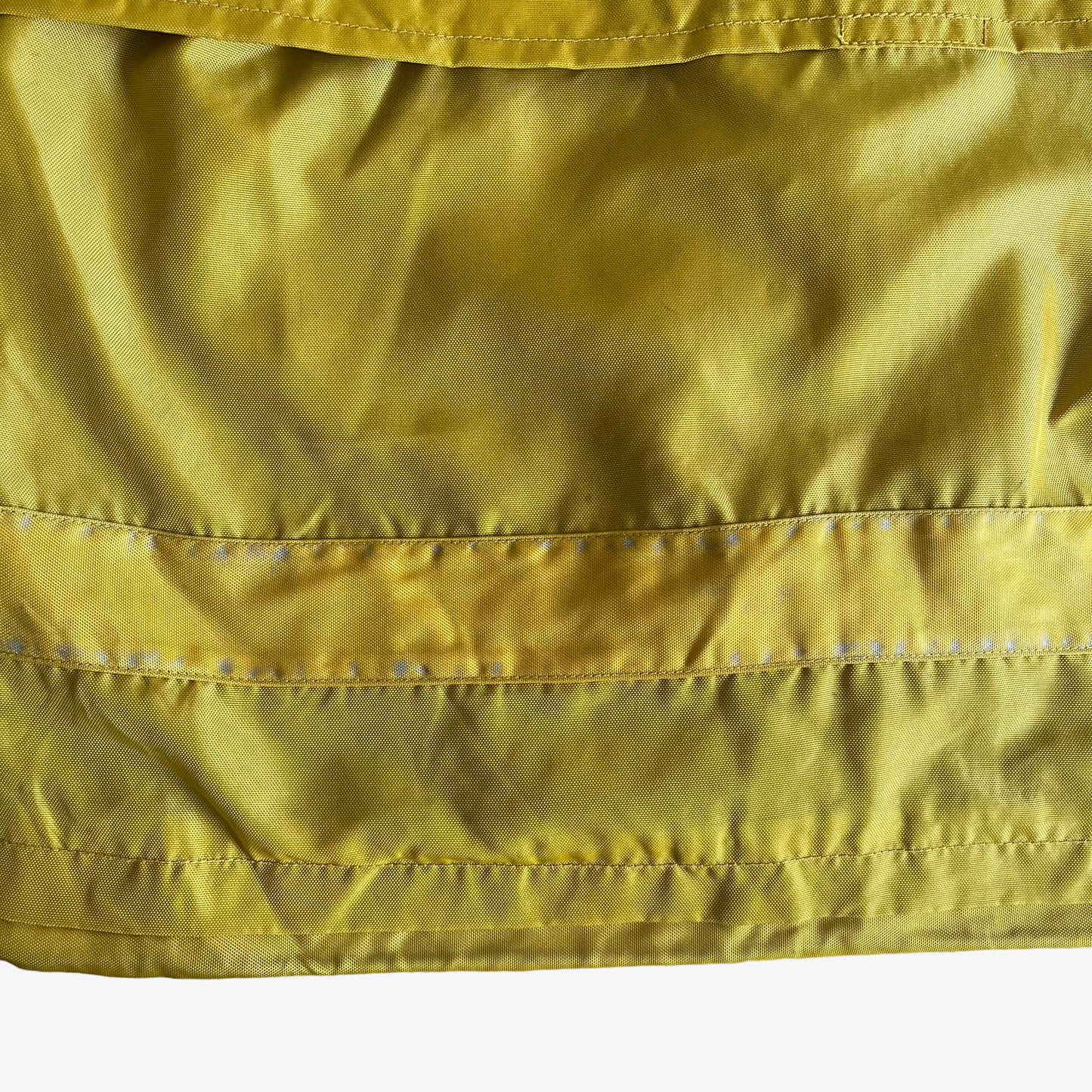 Vintage 90s Tommy Hilfiger Yellow Sailing Gear Jacket With Hook Fasteners Hem - Casspios Dream