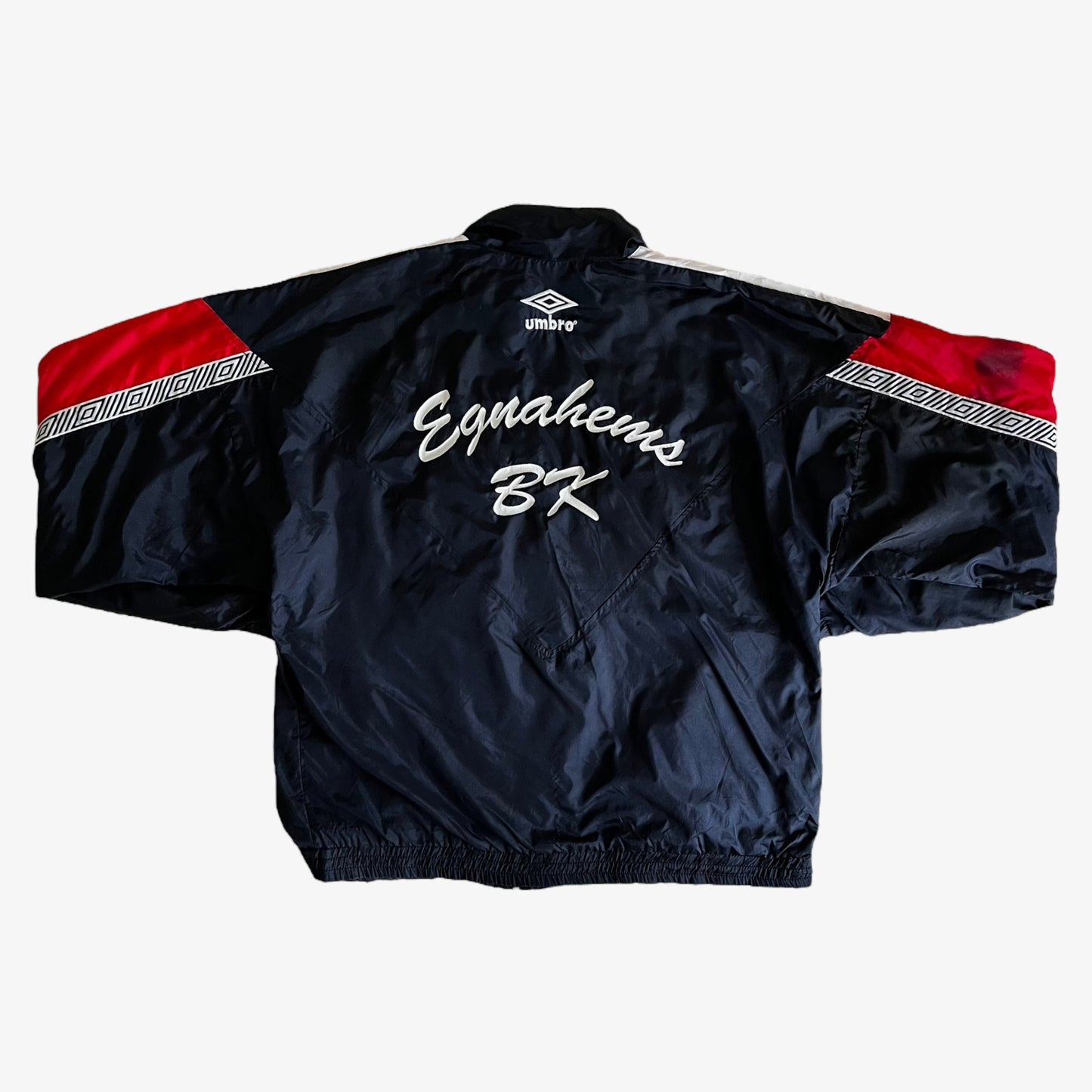 Vintage 90s Umbro England Colourway Track Jacket With Back Spell Out Back - Casspios Dream