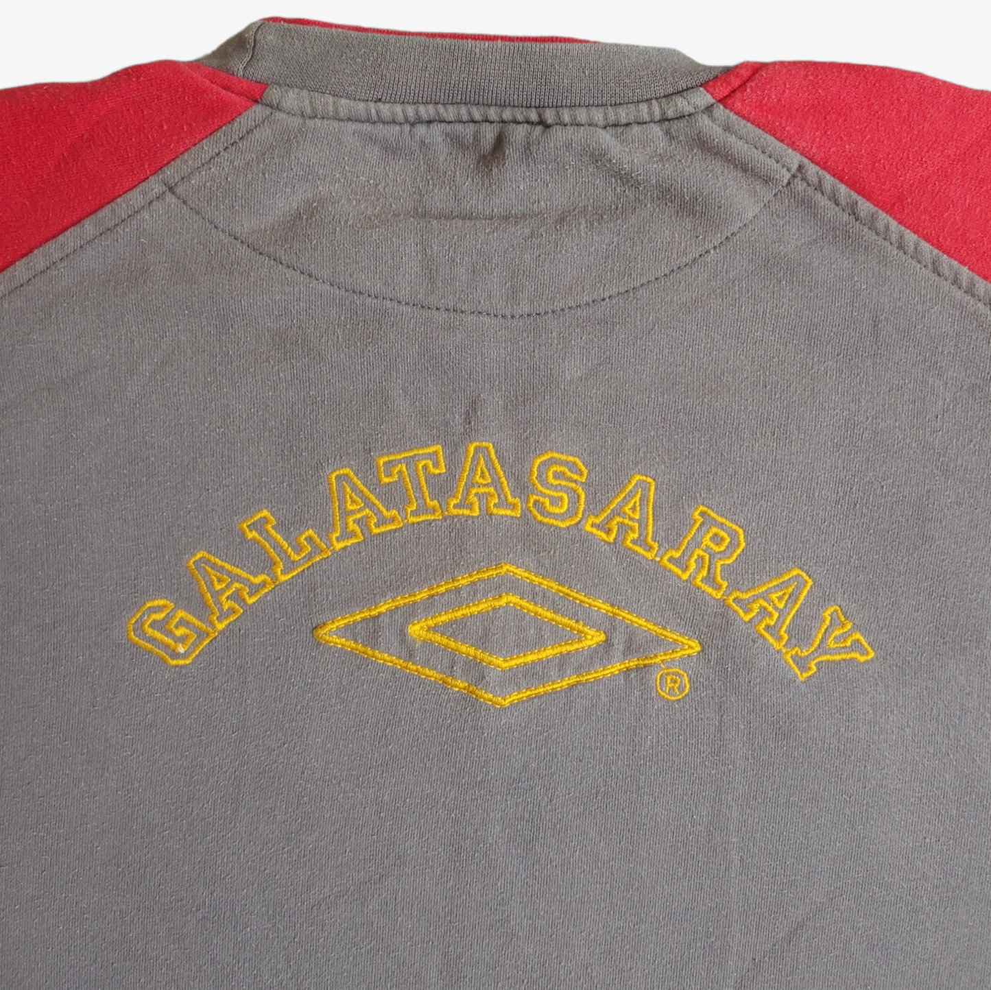 Vintage 90s Umbro Galatasaray S.K. Football Sweatshirt Back Logo - Casspios Dream