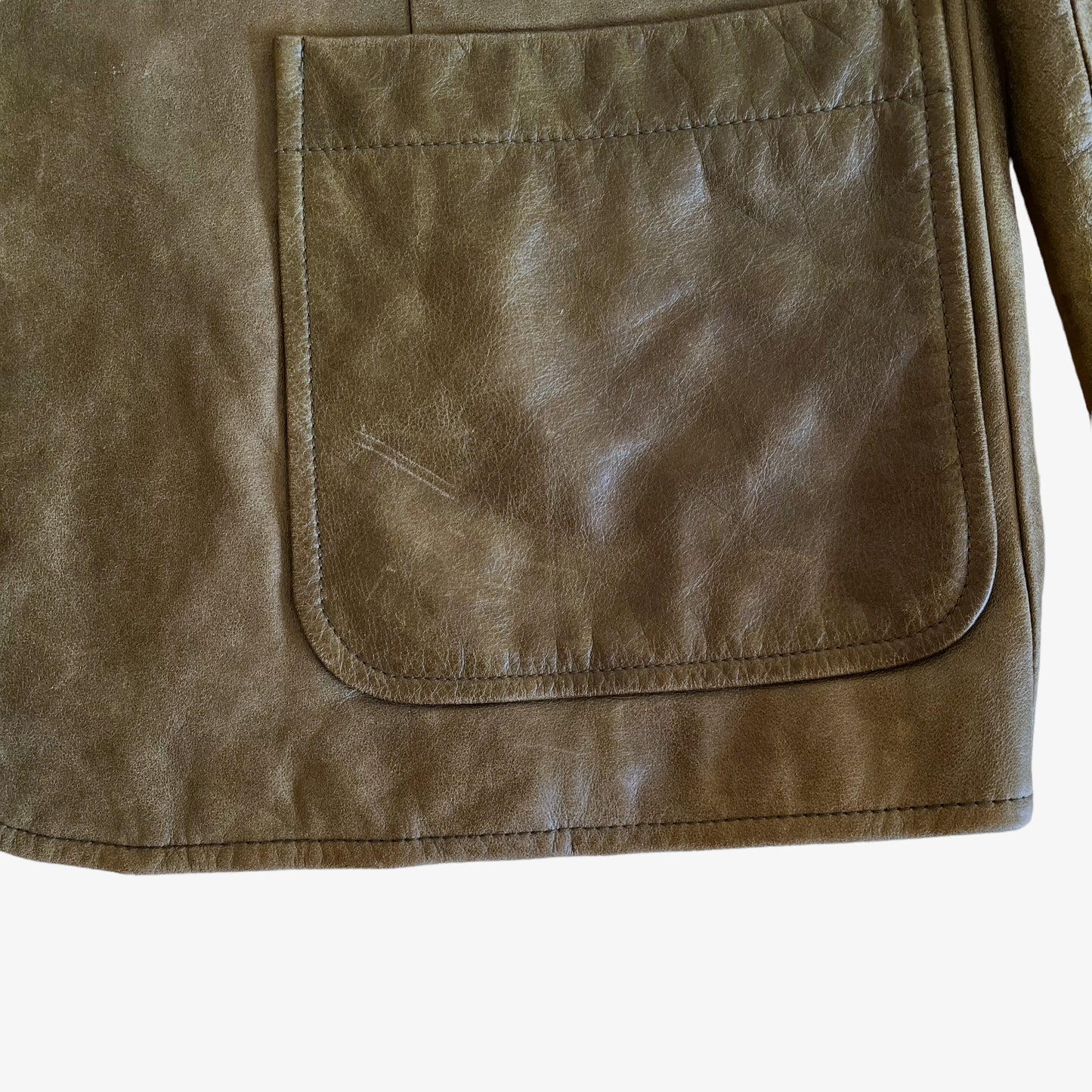 Vintage 90s Womens GAP Olive Green Blazer Pockets - Casspios Dream