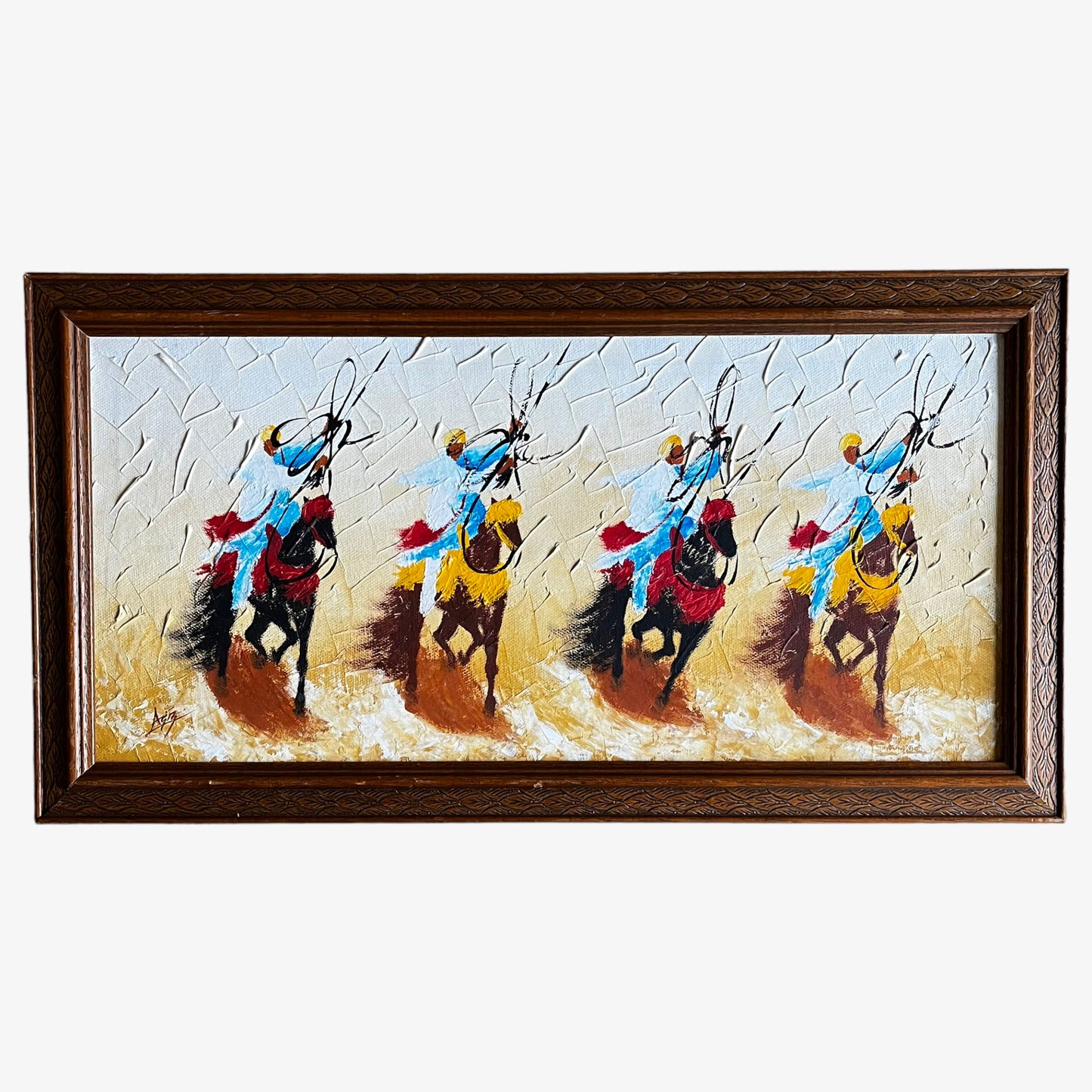 Vintage Four Horsemen Of The Apocalypse Oil Painting - Casspios Dream
