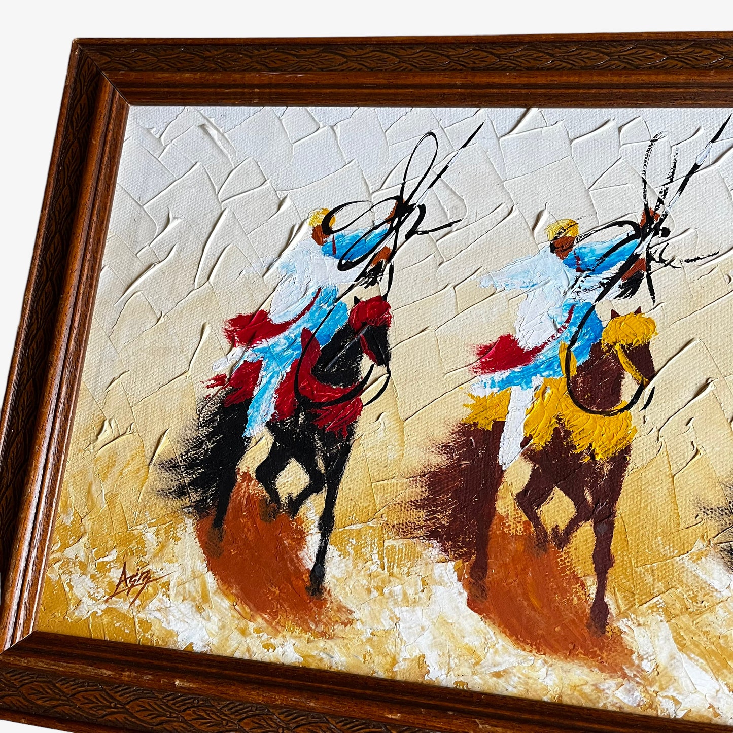 Vintage Four Horsemen Of The Apocalypse Oil Painting Textured - Casspios Dream