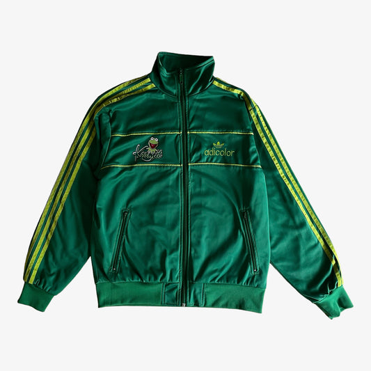 Vintage Y2K Adidas 2006 Kermit The Frog Adicolor G4 Green Series Track Jacket - Casspios Dream