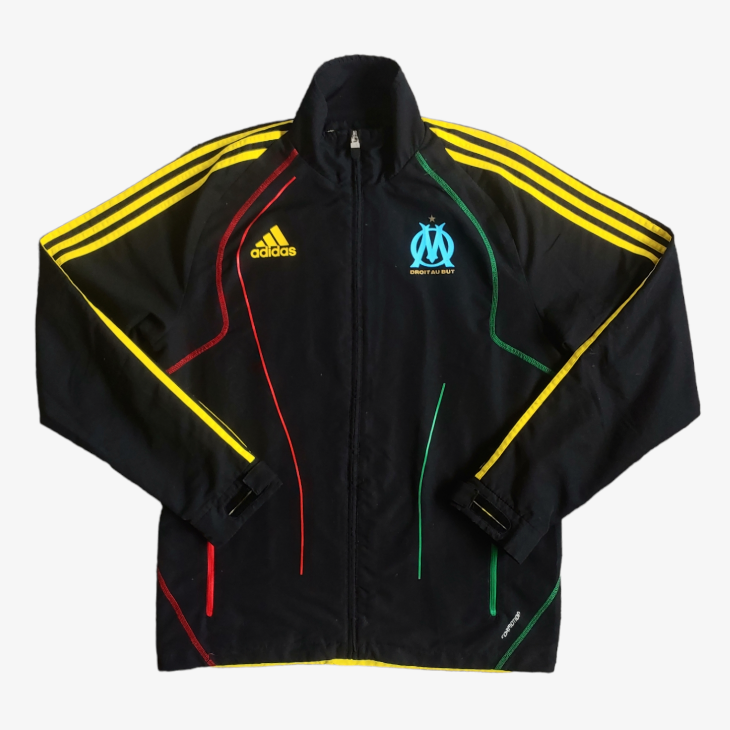 Vintage Y2K Adidas Olympique De Marseille Reggae Track Jacket - Casspios Dream