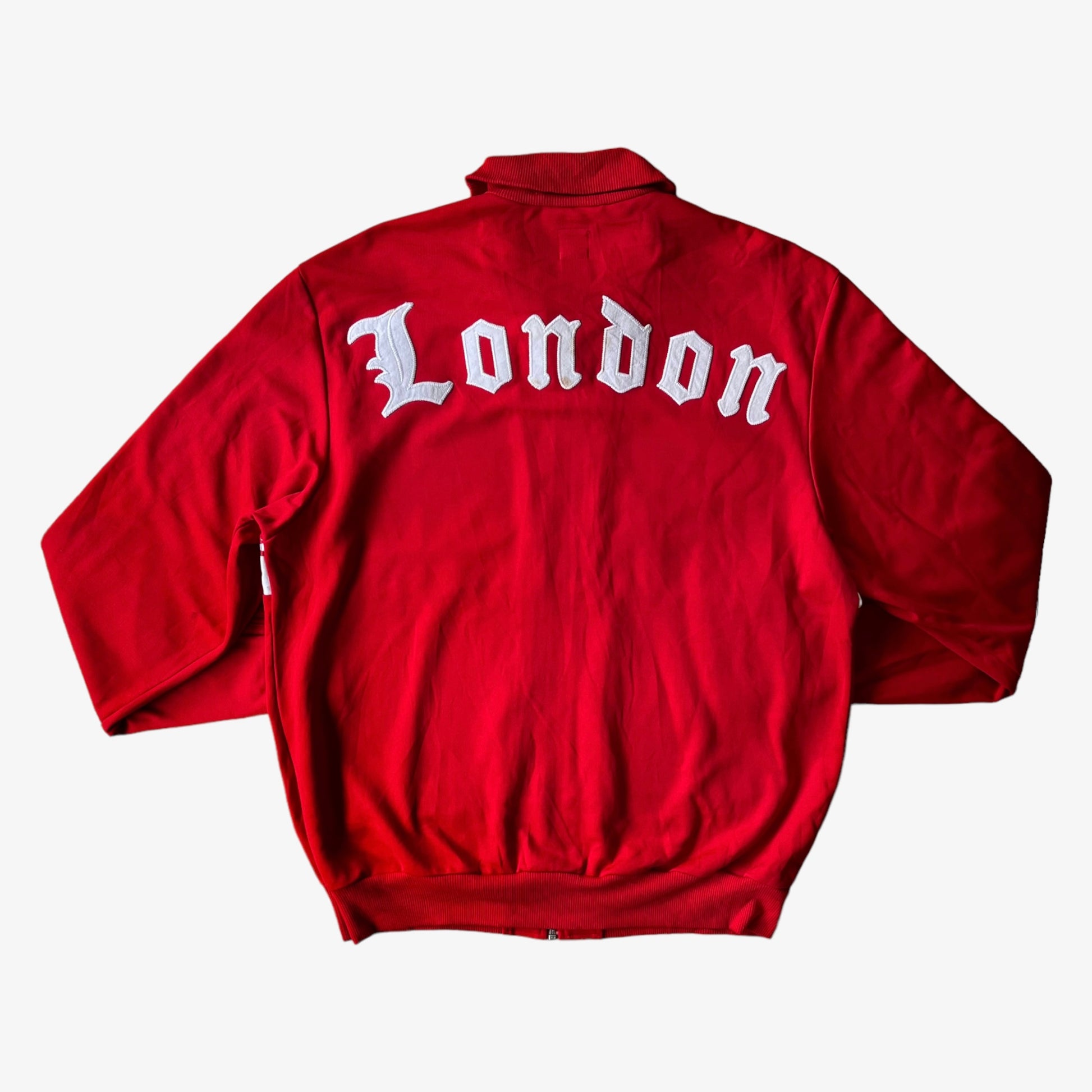 Vintage Y2K Adidas Originals London Olympic Team Jacket Back - Casspios Dream