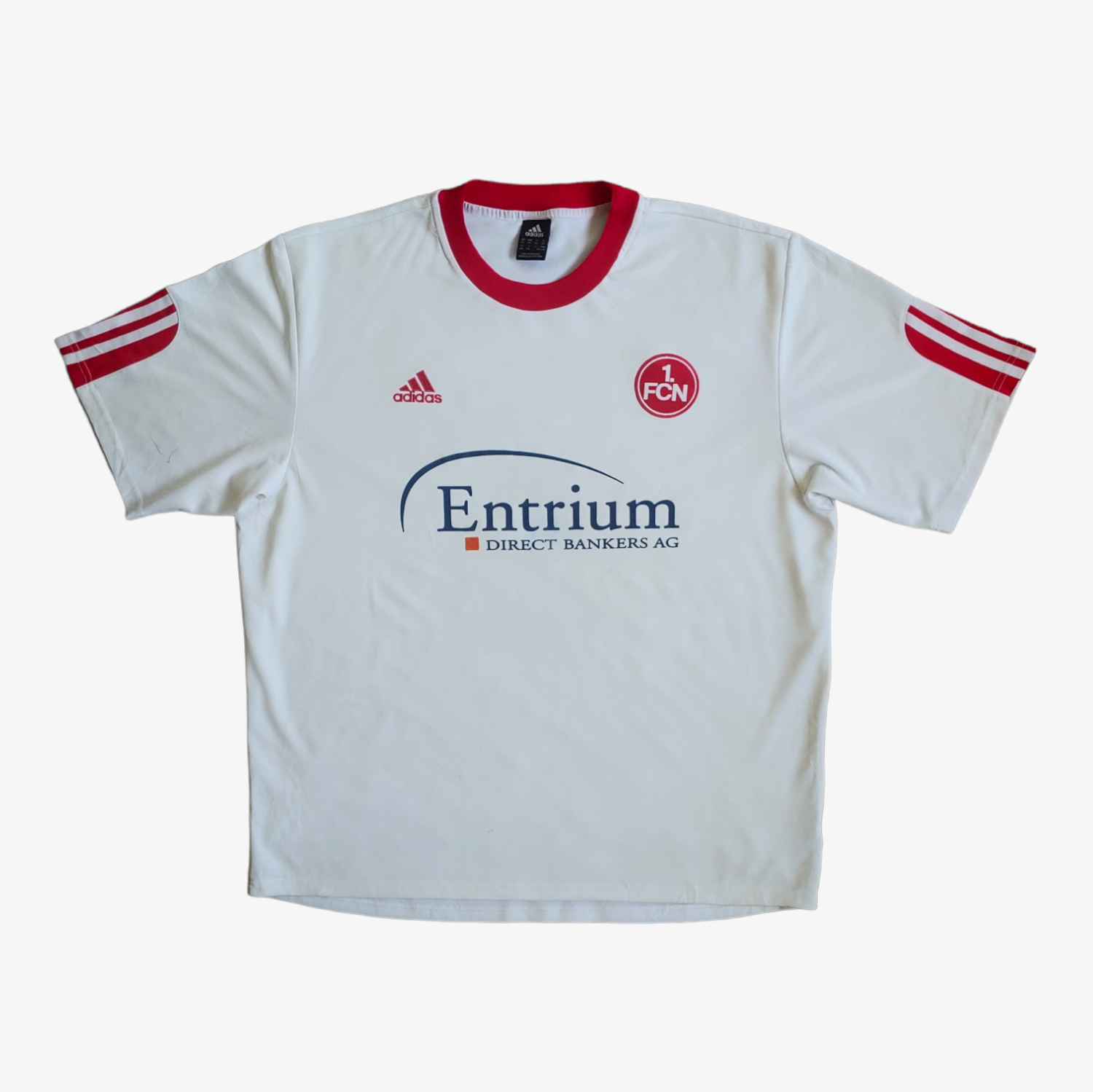 Vintage Y2K Adidas x 1. FCN Nurnberg 2002 Away White Football Jersey - Casspios Dream