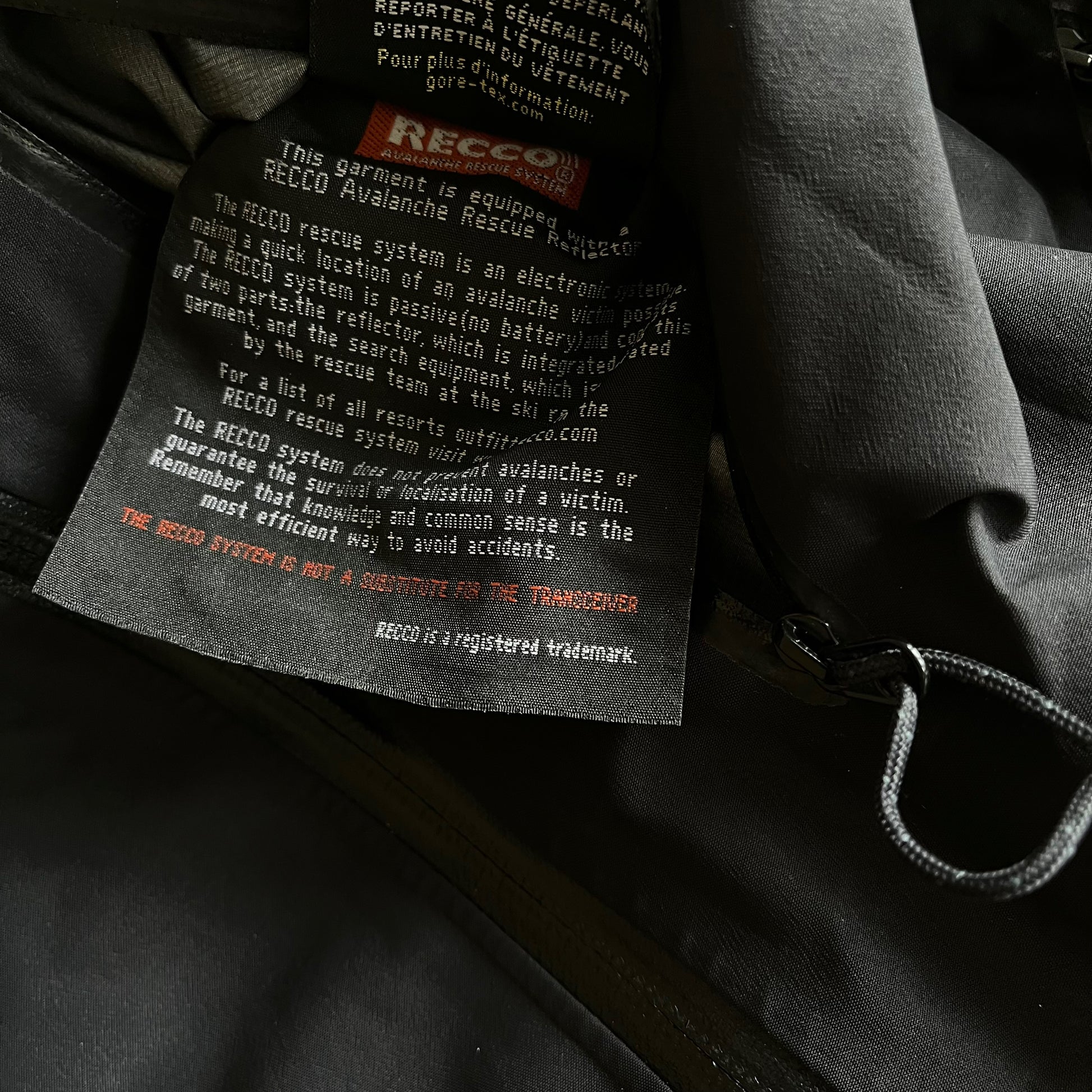Vintage Y2K Arcteryx Pro Recco Goretex Tactical Jacket With Arm Badge Tag - Casspios Dream