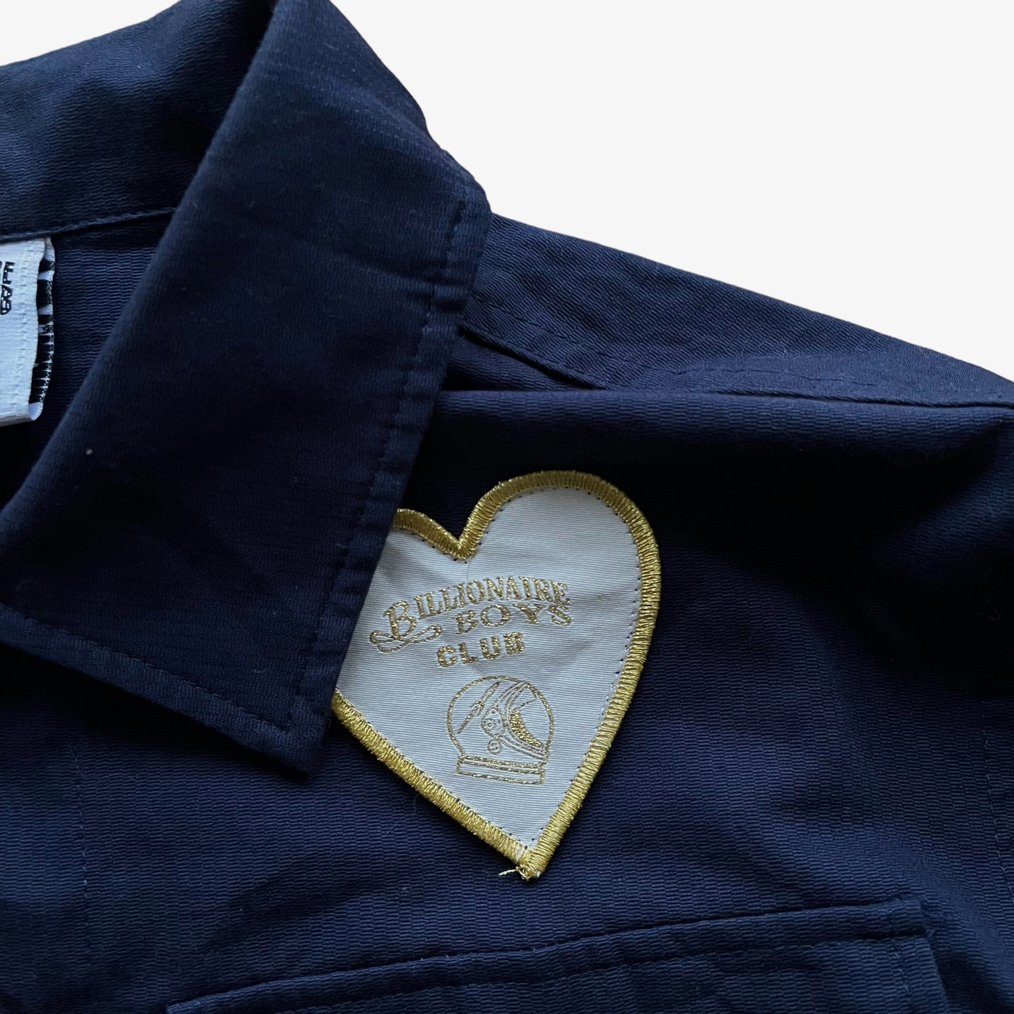 Vintage Y2K Billionaire Boys Club Chore Shirt With A Back Embroidered Pin Up Patch - Casspios Dream