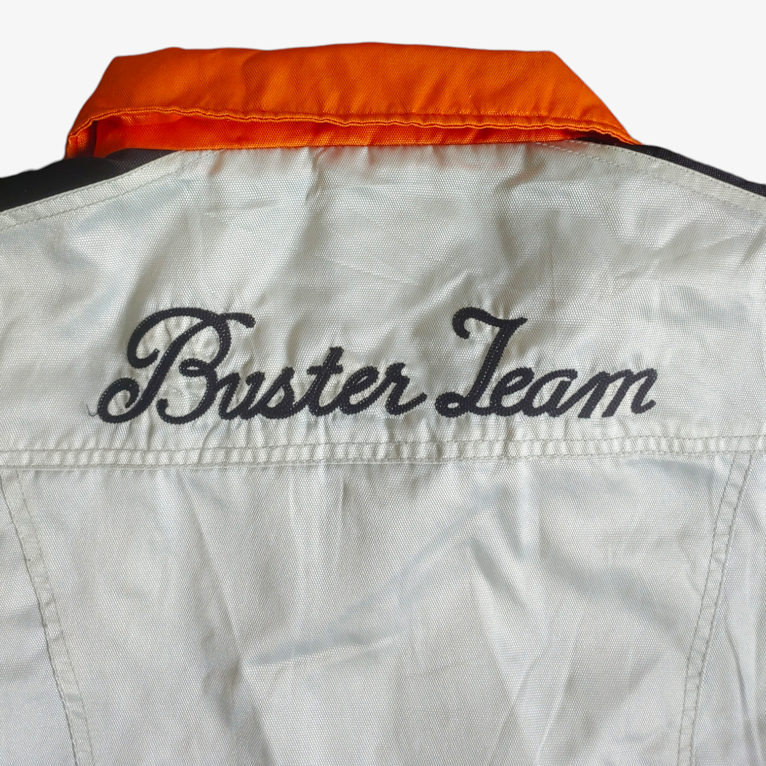 Vintage Y2K Buster Racing Team Jacket With Back Embroidered Spell Out Back - Casspios Dream