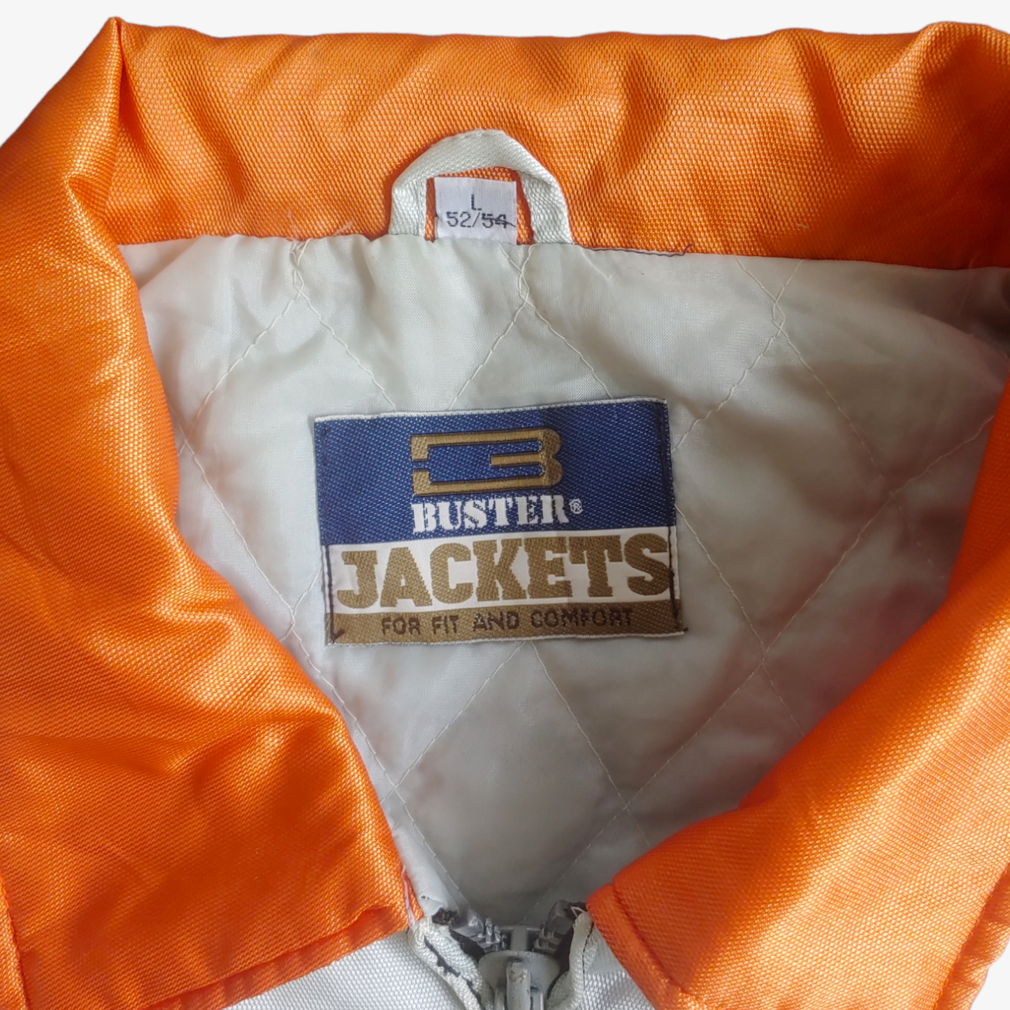 Vintage Y2K Buster Racing Team Jacket With Back Embroidered Spell Out Label - Casspios Dream