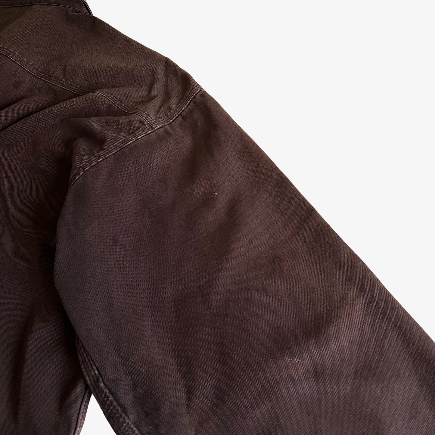 Vintage Y2K Carhartt Brown Shirt Jacket Shacket Shoulder - Casspios Dream