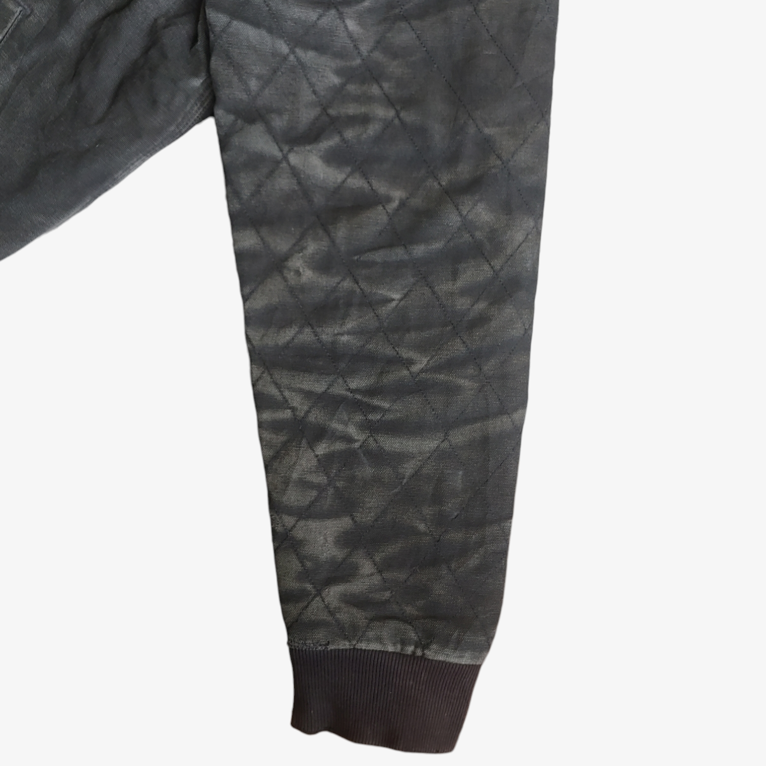 Vintage Y2K Carhartt WIP-25 25th Anniversary Black Thick Cotton Workwear Jacket Sleeve - Casspios Dream