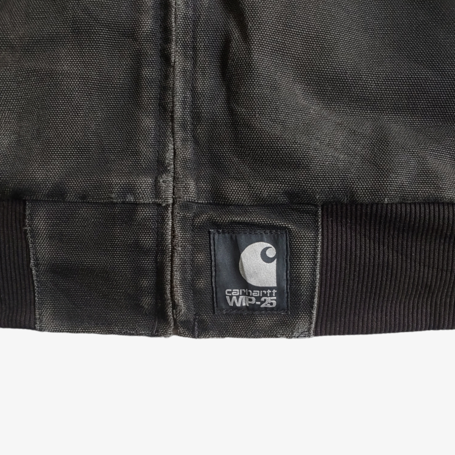 Vintage Y2K Carhartt WIP-25 25th Anniversary Black Thick Cotton Workwear Jacket Tag - Casspios Dream