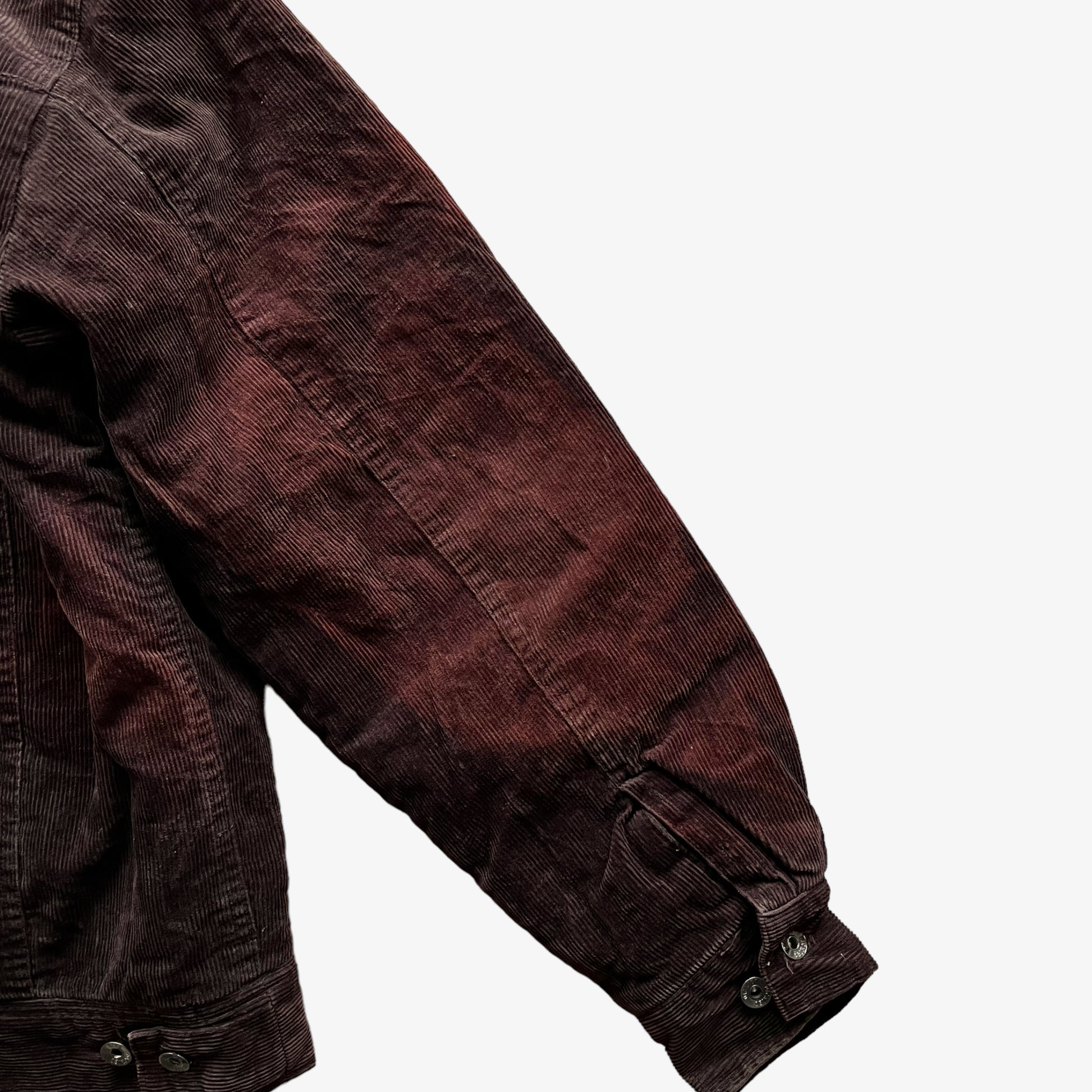 Vintage Y2K Dickies Corduroy Jacket With Sherpa Lining Distressed - Casspios Dream
