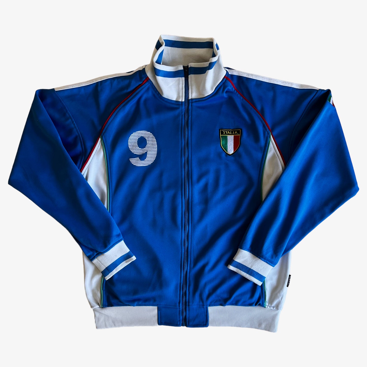 Vintage Y2K Dutchy Italia 9 Spell Out Blue Track Jacket - Casspios Dream