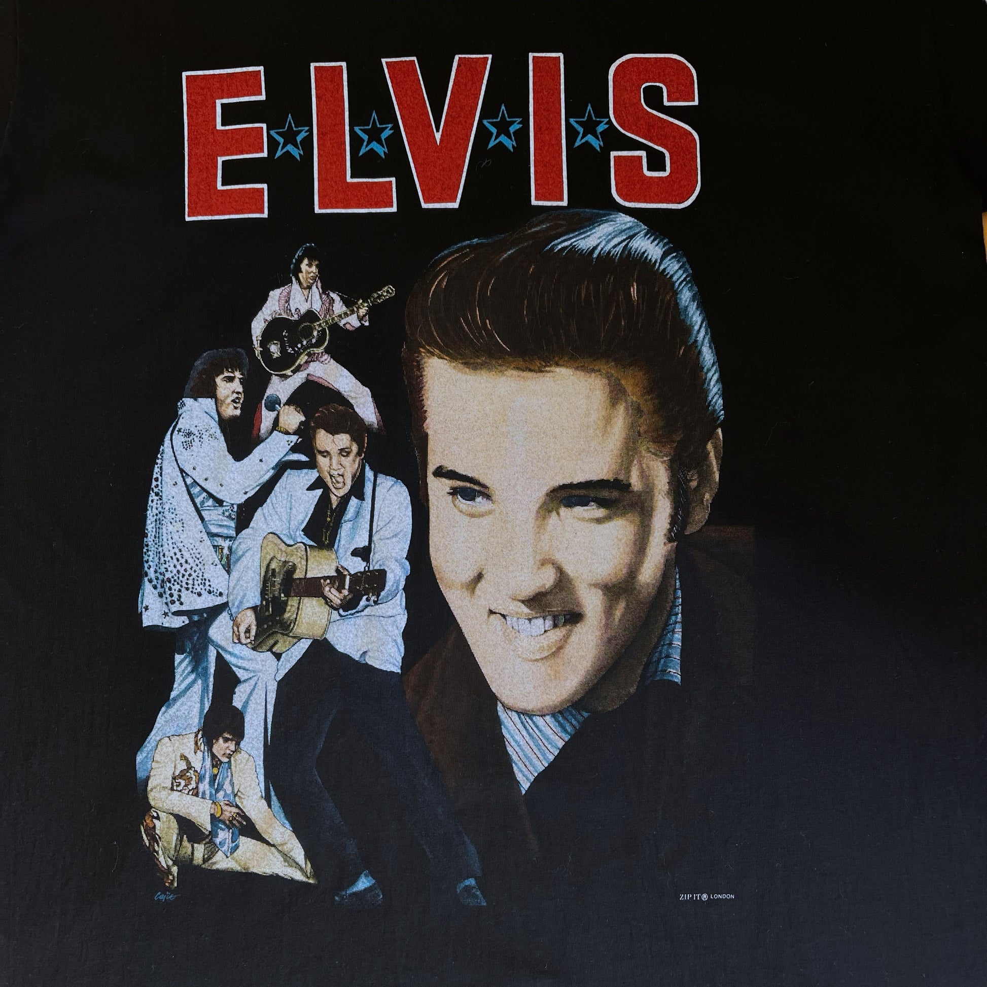Vintage Y2K Elvis Rock Concert Top T-Shirt Print - Casspios Dream