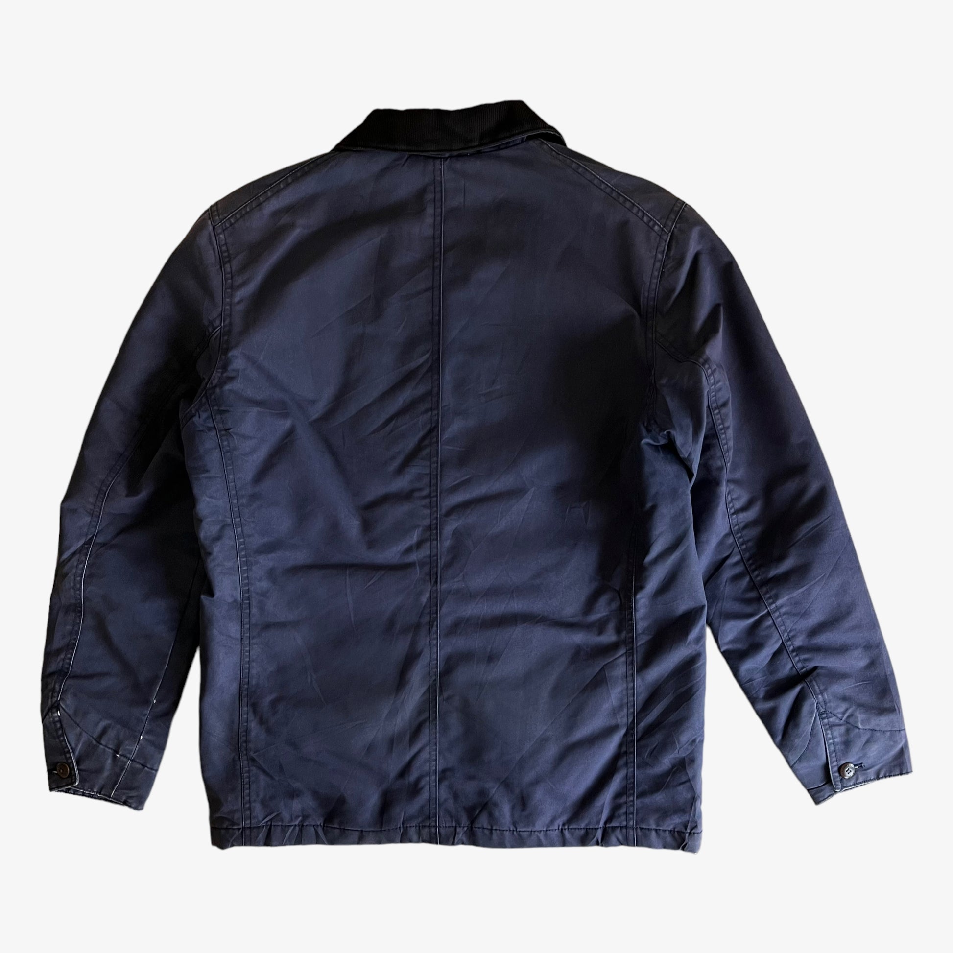 Vintage Y2K Levis Chore Workwear Jacket With Corduroy Collar Back - Casspios Dream