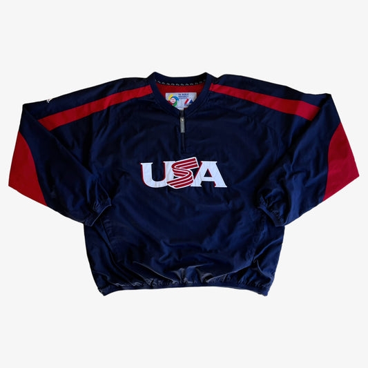 Vintage Y2K Majestic Team USA 2006 Baseball Classic WBC Pullover Sweatshirt - Casspios Dream