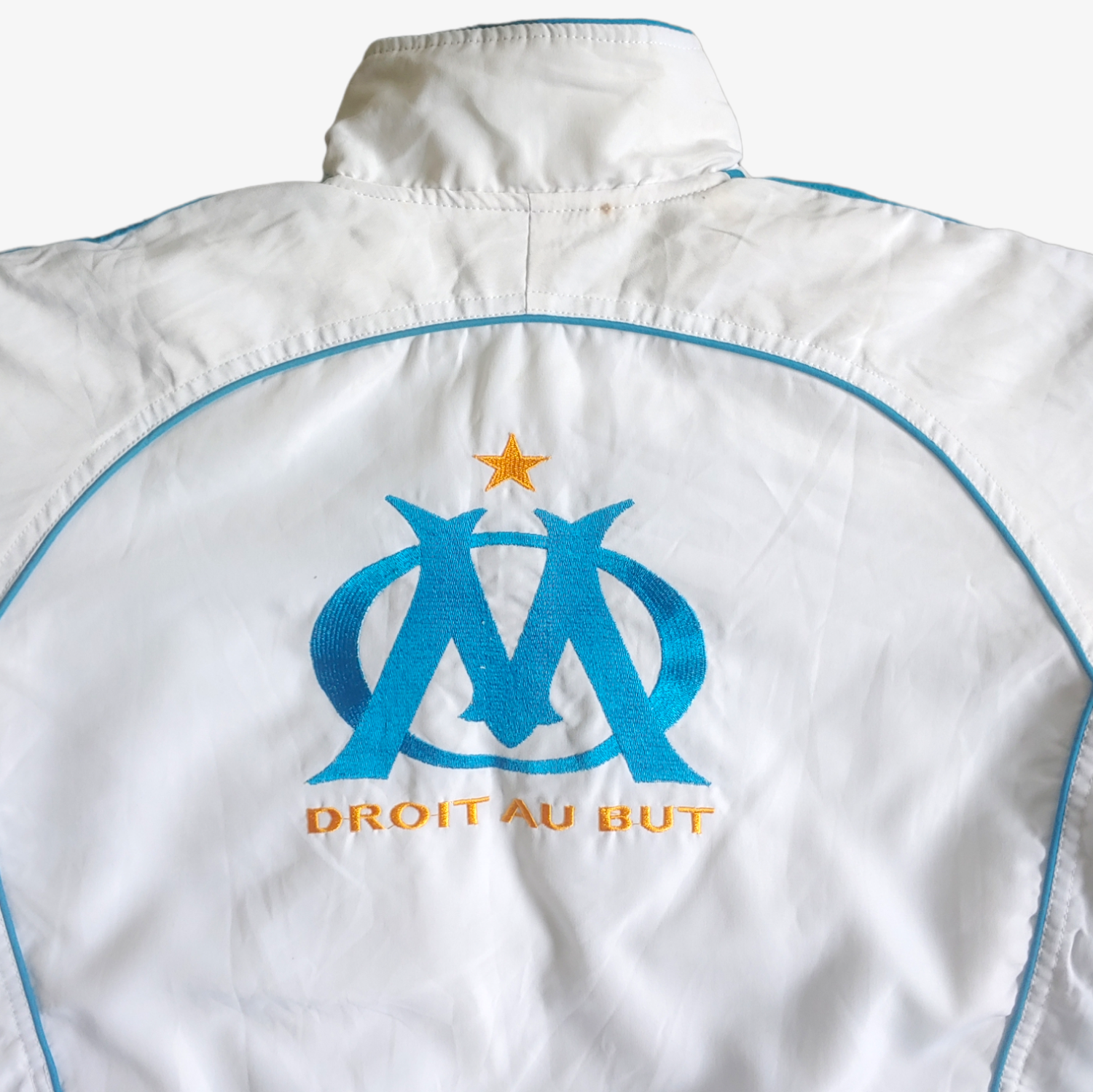 Vintage Y2K Olympique De Marseille Football Team Jacket Back Logo - Casspios Dream