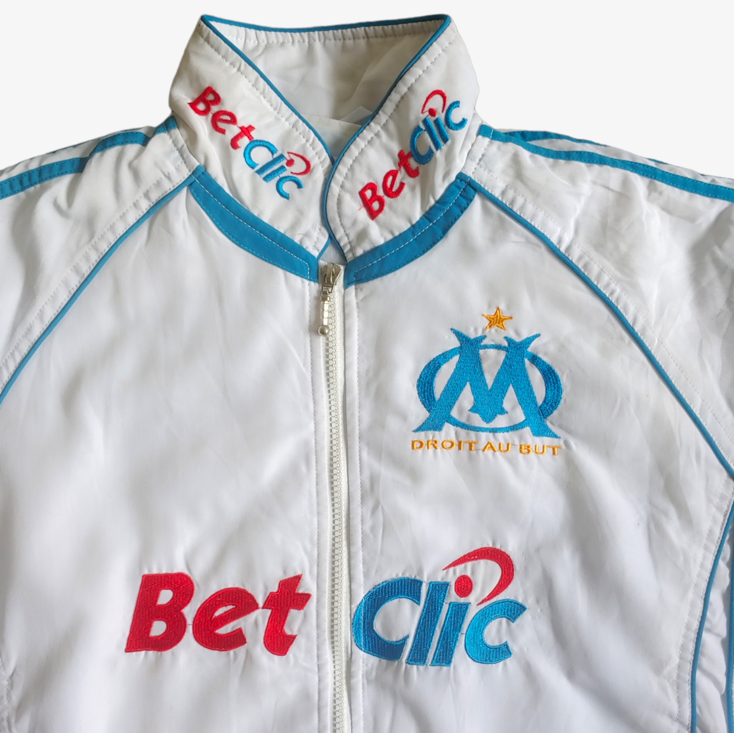 Vintage Y2K Olympique De Marseille Football Team Jacket Logo - Casspios Dream