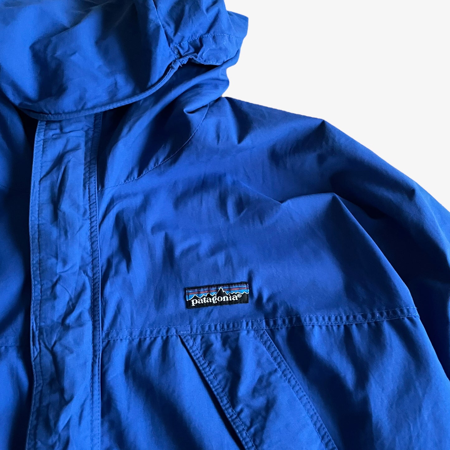 Vintage Y2K Patagonia Blue Utility Jacket Logo - Casspios Dream