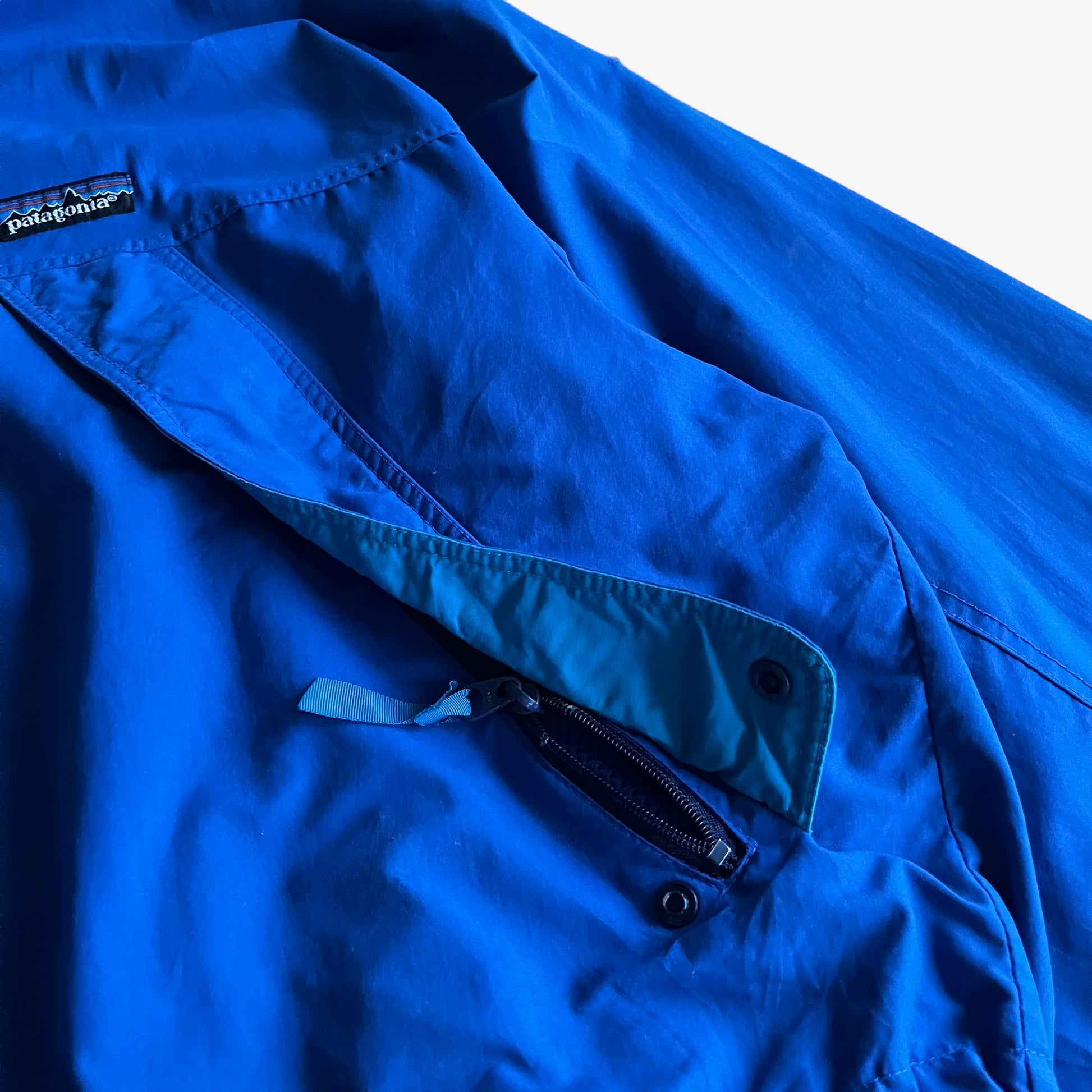 Vintage Y2K Patagonia Blue Utility Jacket Pocket - Casspios Dream