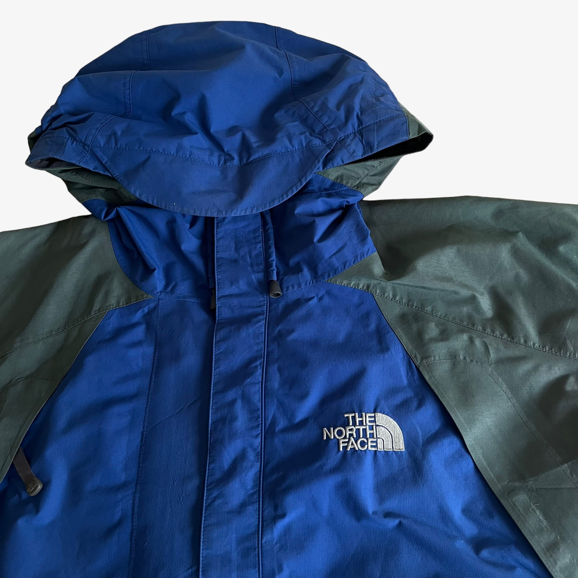 Vintage Y2K The North Face Gore-Tex XCR Summit Series Blue Jacket Hood - Casspios Dream