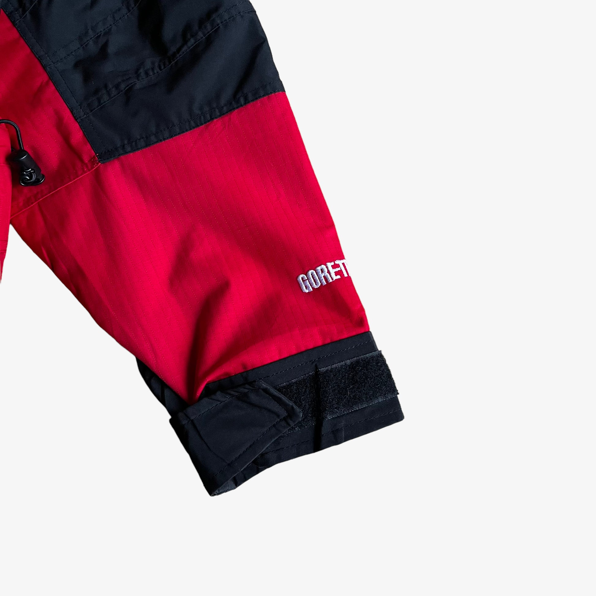 Vintage Y2K The North Face Red Utility Jacket Cuff - Casspios Dream