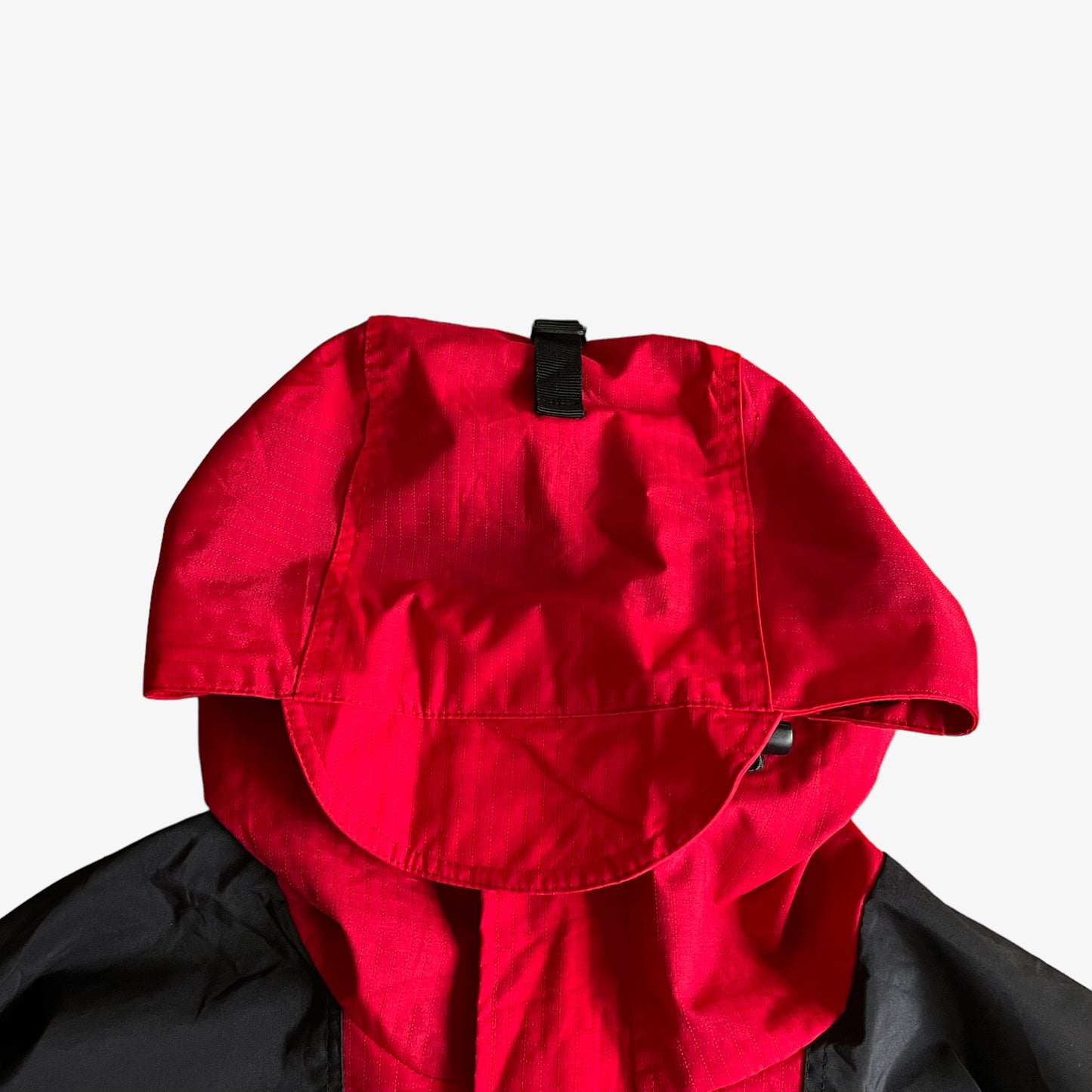 Vintage Y2K The North Face Red Utility Jacket Hooded - Casspios Dream