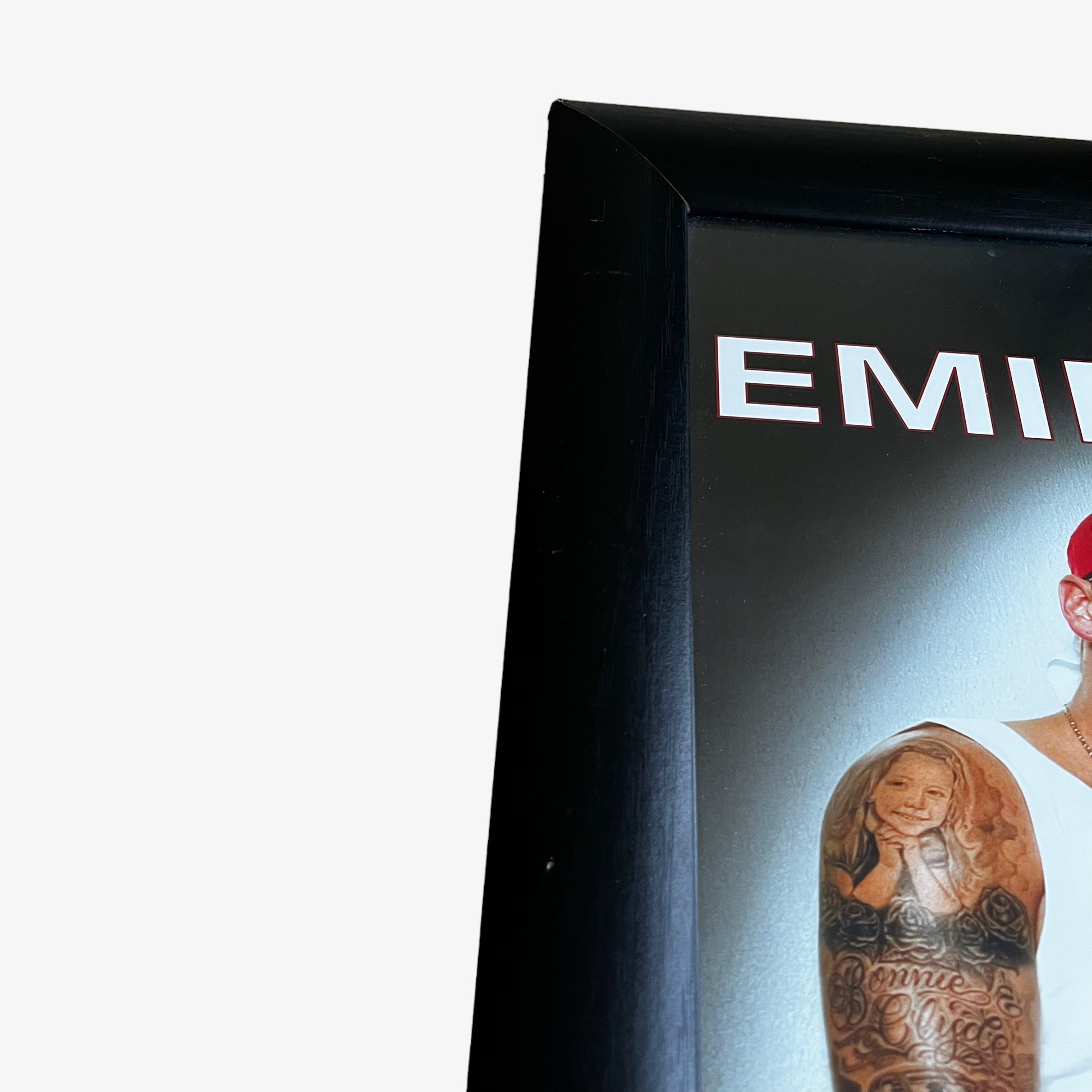 Vintage Y2K Wooden Framed Eminem And 50 Cent 2005 Licensed Poster By GB Eye Corner - Casspios Dream
