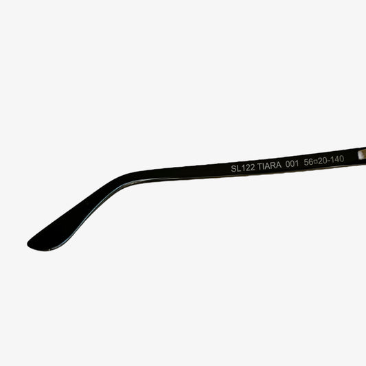 Womens Yves Saint Laurent SL122 Tiara Crystal Cat Eye Sunglasses With Original Leather Case Model - Casspios Dream