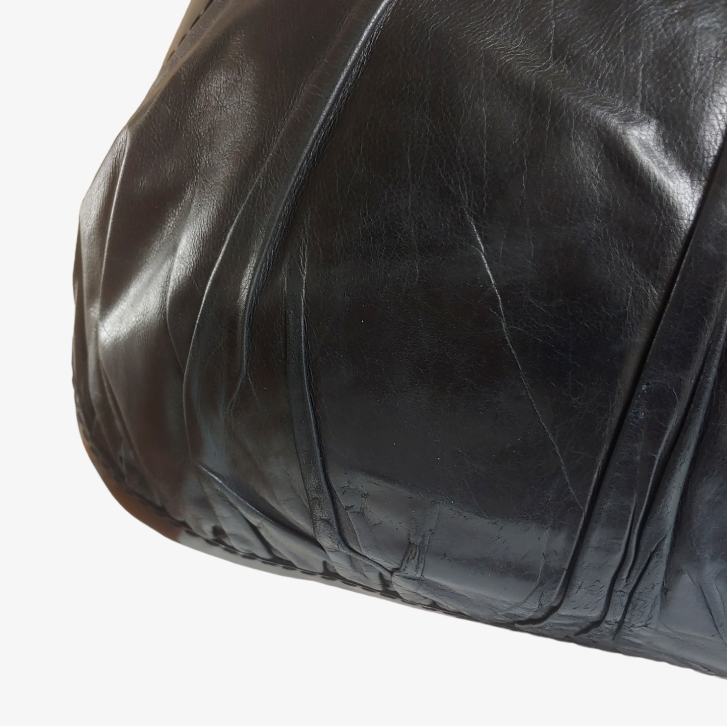 Gucci Queen Hobo Dialux Black Leather Buckle Shoulder Bag Scuff 189884 002058 - Casspios Dream