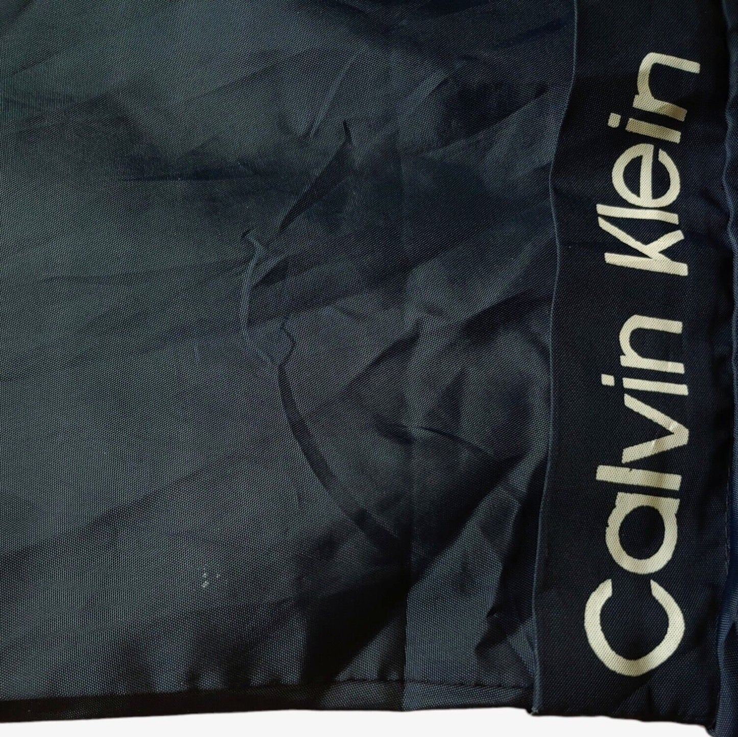 Vintage 1990s Calvin Klein Jeans CK Tape Logo Jacket Gilet With Removable Arms Mark - Casspios Dream