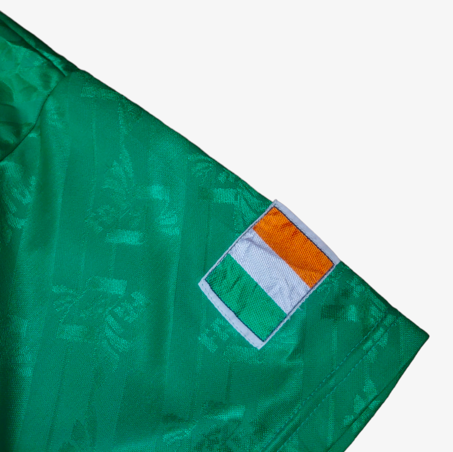 Vintage 90s Adidas 1994 Republic Of Ireland Green Home Football Jersey Flag - Casspios Dream