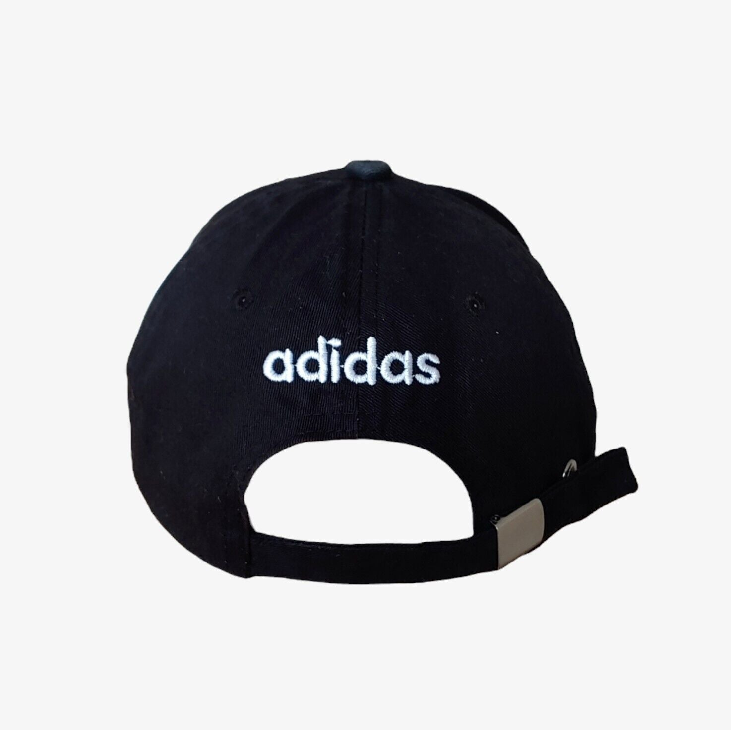 Vintage 90s Adidas Black Spell Out Embroidered Cap Back - Casspios Dream