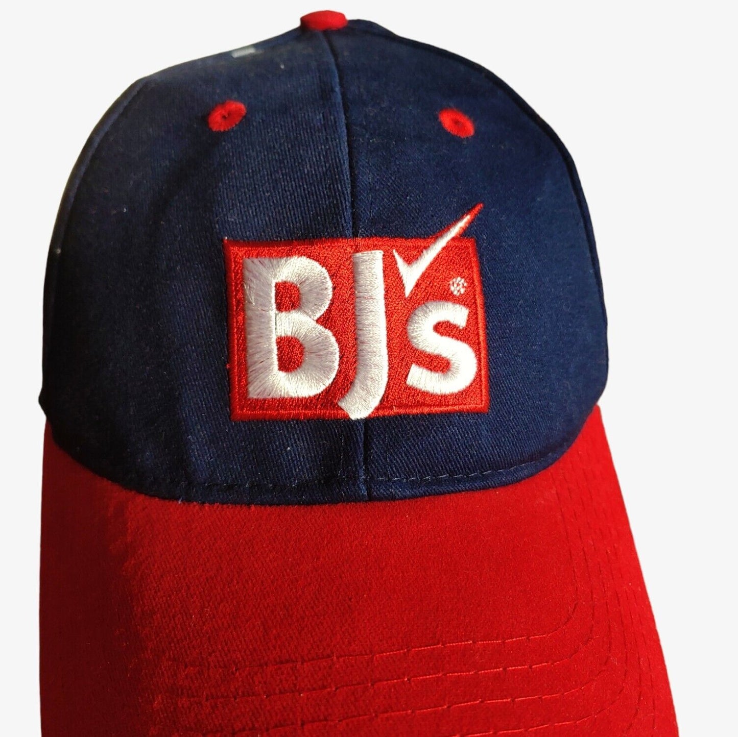 Vintage 90s BJs Promotional Navy Spell Out Cap Logo - Casspios Dream
