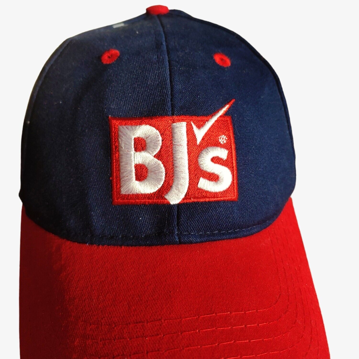 Vintage 90s BJs Promotional Navy Spell Out Cap Logo - Casspios Dream