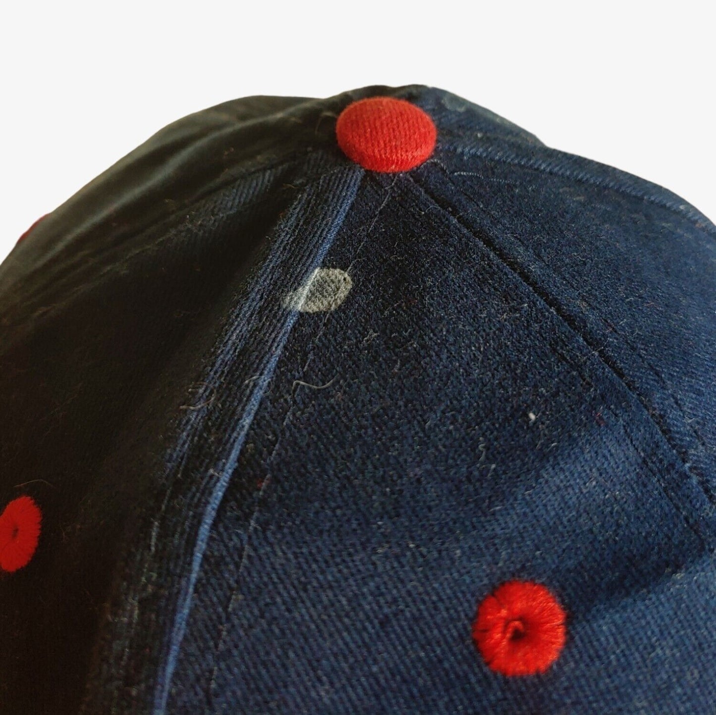 Vintage 90s BJs Promotional Navy Spell Out Cap Mark - Casspios Dream