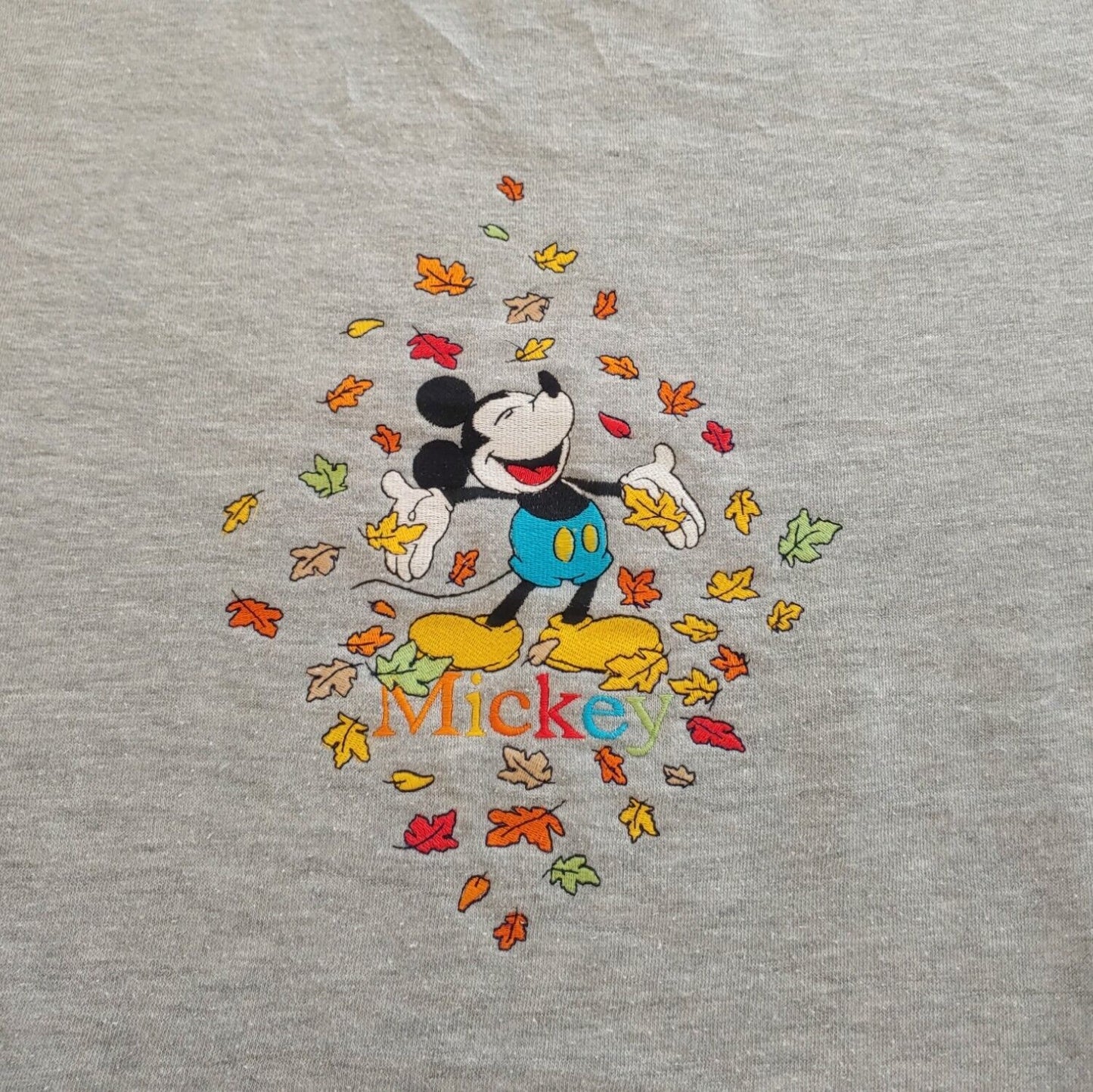Vintage 90s Disney Mickey Mouse Autumn Sweatshirt Logo - Casspios Dream