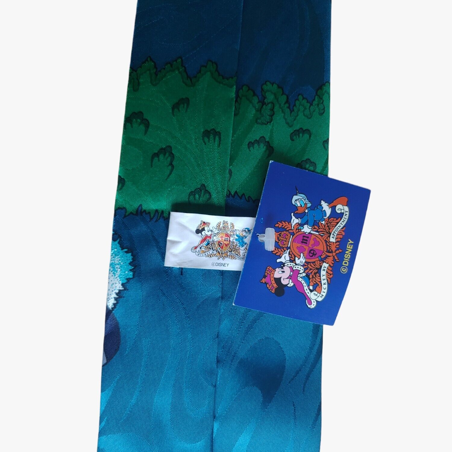 Vintage 90s Disney Mickey Mouse & Donald Duck Golf Silk Tie Brand New With Tags Label - Casspios Dream