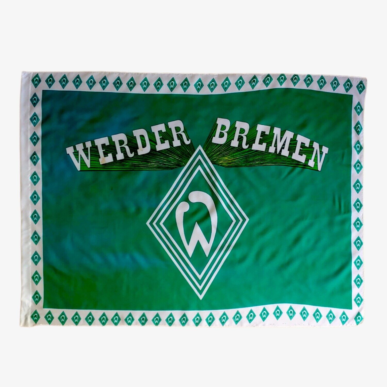 Vintage 90s SV Werder Bremen Football Club Flag - Casspios Dream