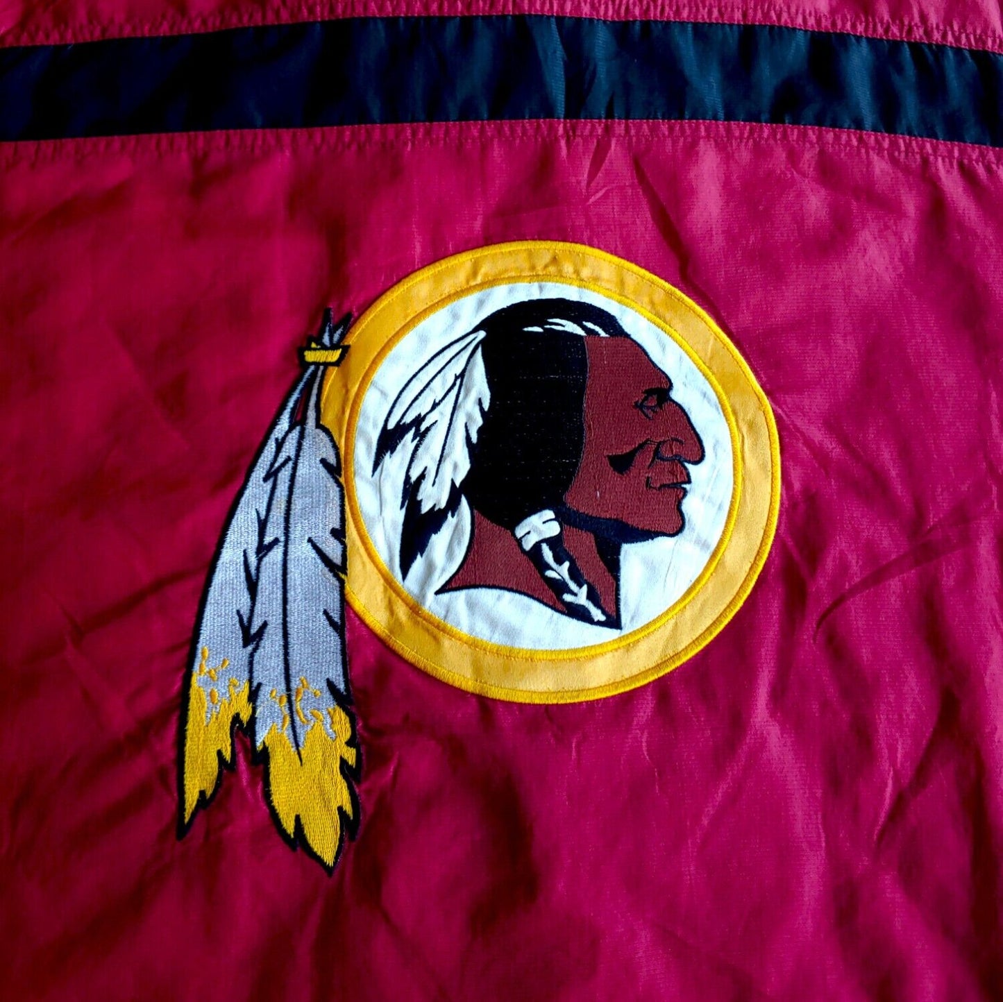 Vintage 90s Washington Redskins Logo Athletic NFL Game Day Red Jacket Logo - Casspios Dream