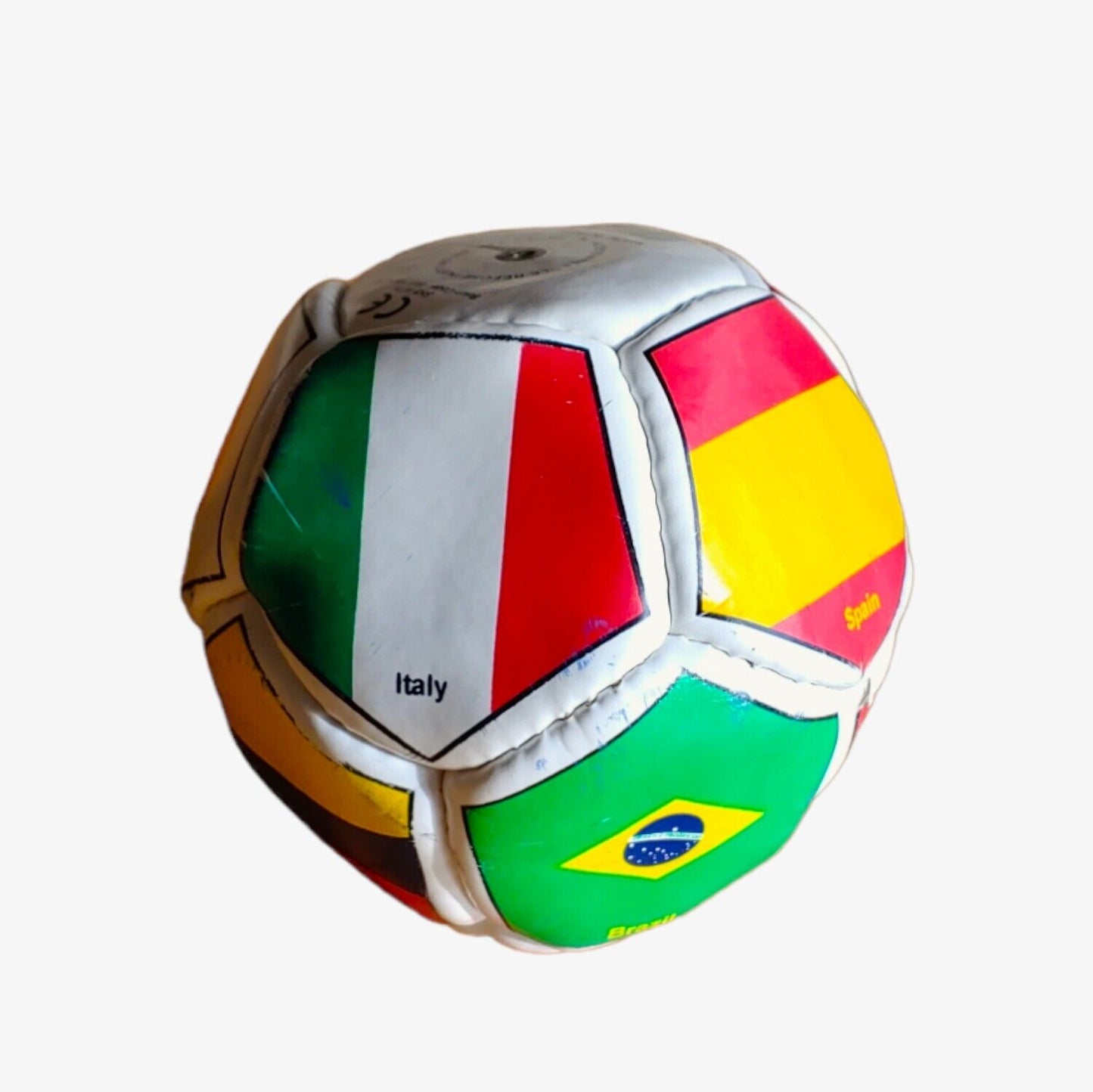 Vintage 1990s World Cup Flag Small Football Italy - Casspios Dream