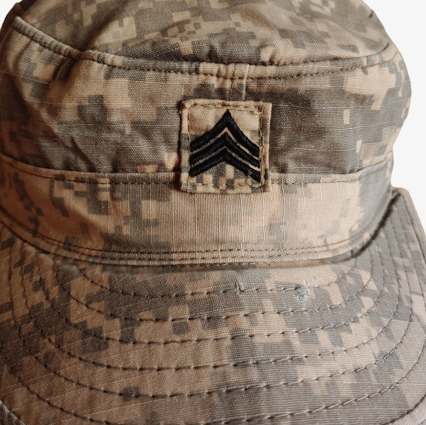 Vintage Army Patrol Camouflage Cap Logo - Casspios Dream