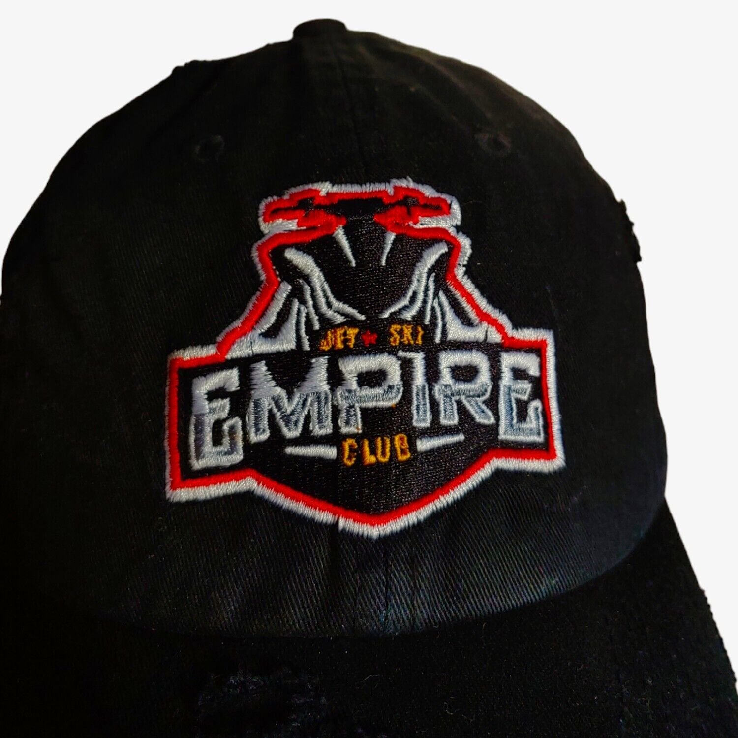 Vintage Y2K Jet Ski Empire Club Distressed Promotional Cap Crest - Casspios Dream