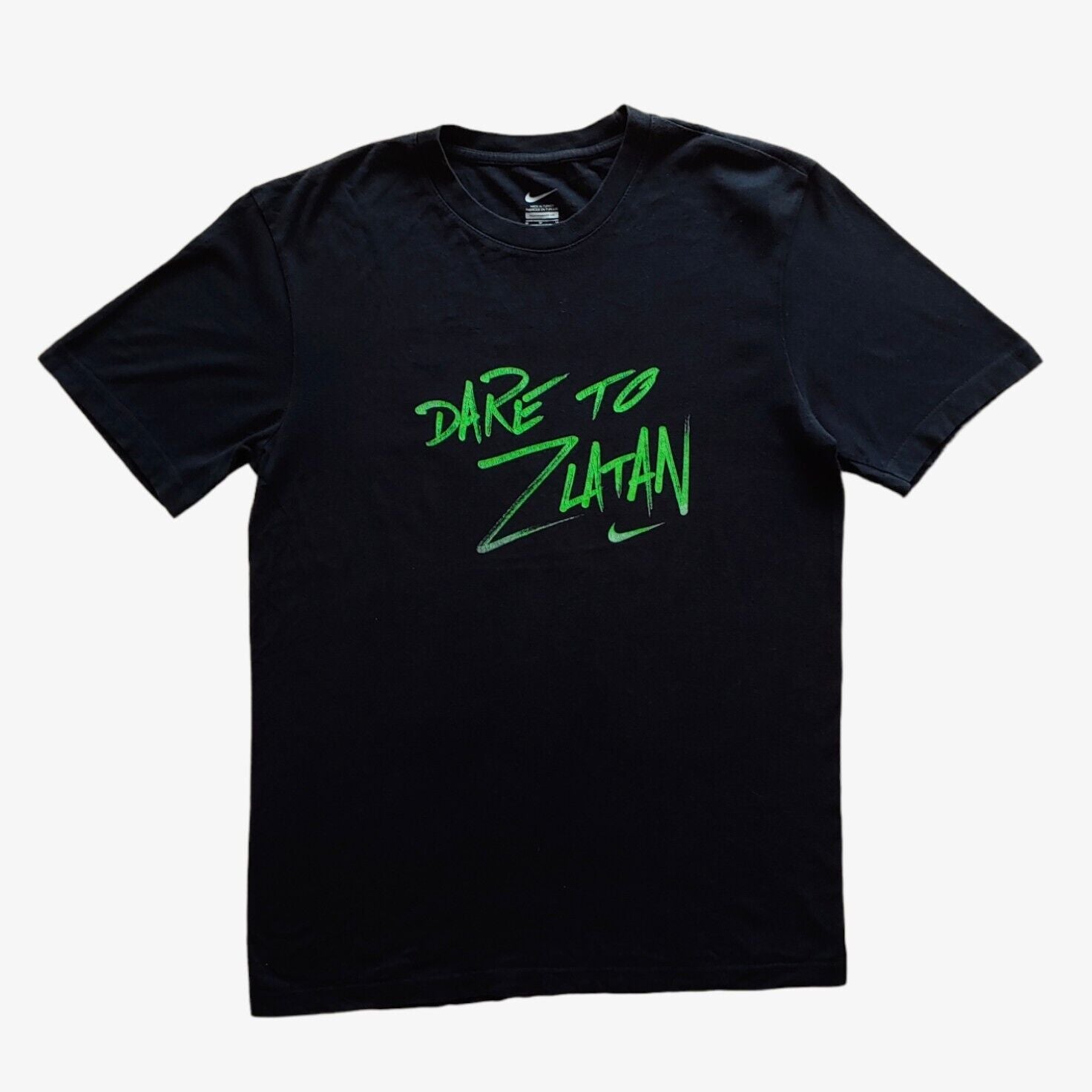 Vintage Y2K Nike Dare To Zlatan Ibrahimović Spell Out Print Top T-Shirt - Casspios Dream