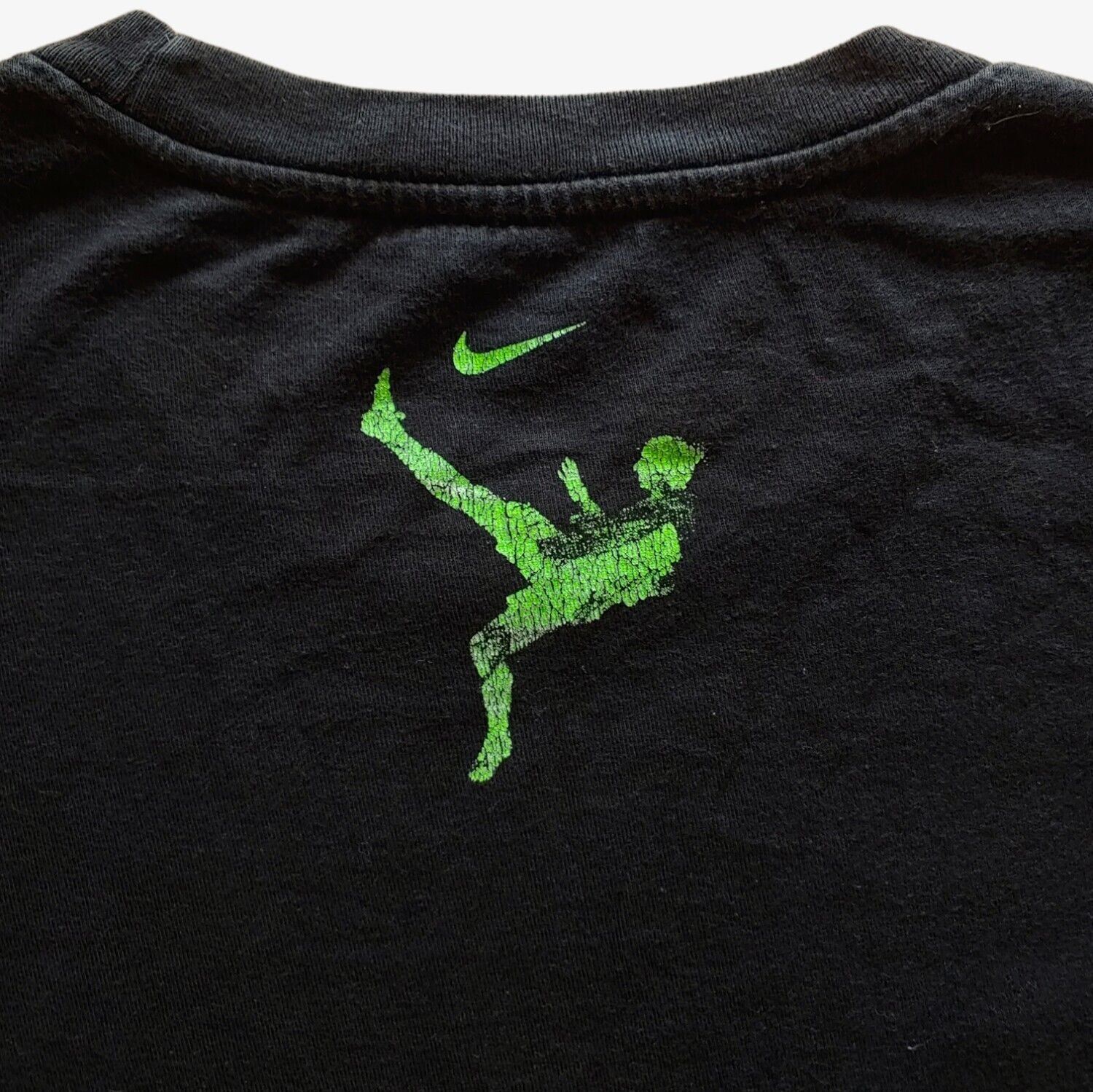 Vintage Y2K Nike Dare To Zlatan Ibrahimović Spell Out Print Top T-Shirt Back Logo - Casspios Dream
